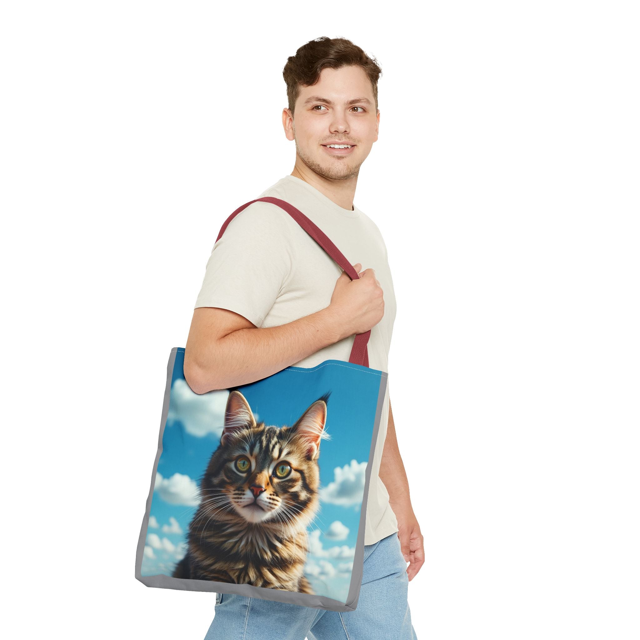 Tote Bag - Beautiful Cat, Carry-All Shoulder Bag, Reusable Shopping Tote, Gift for Animal Lovers