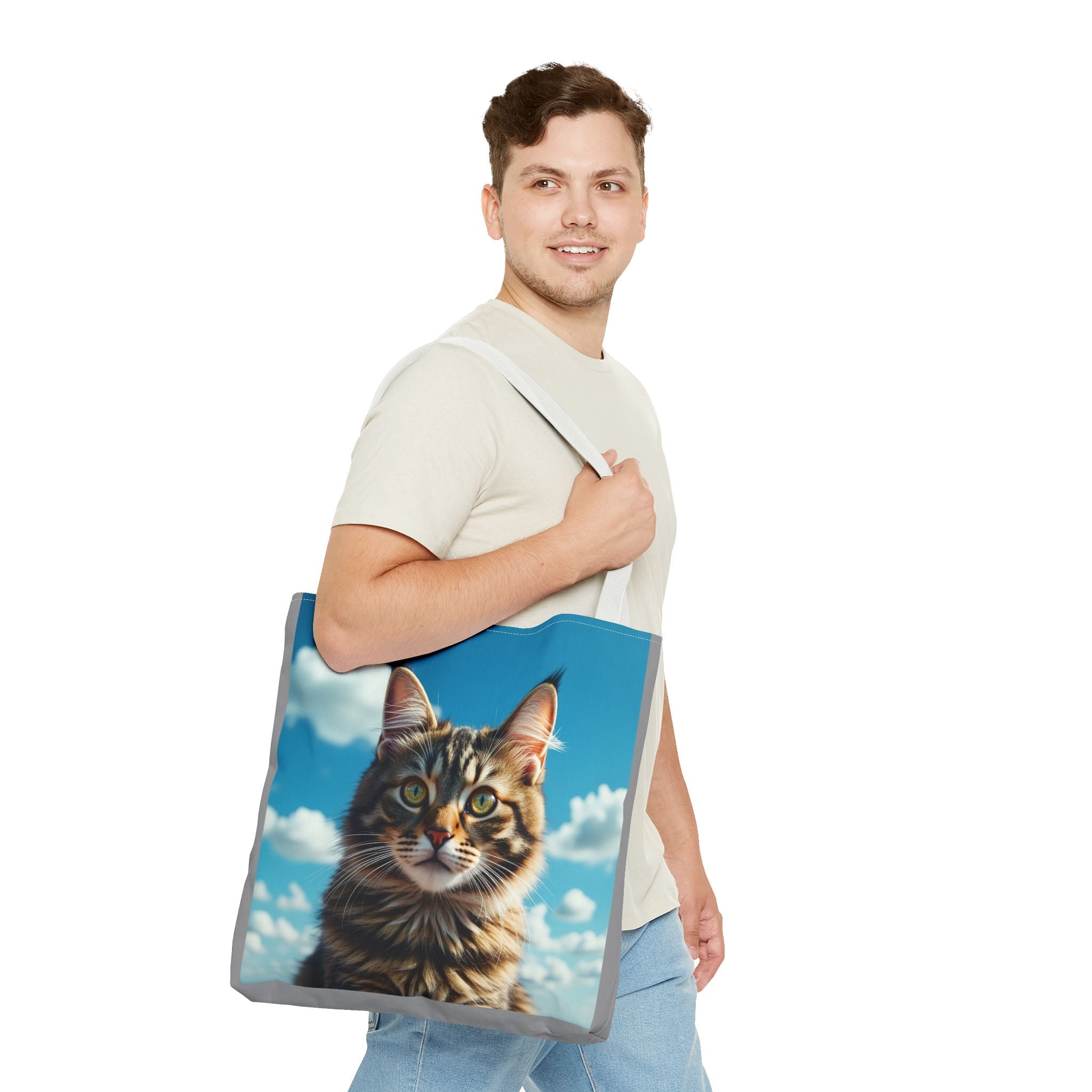 Tote Bag - Beautiful Cat, Carry-All Shoulder Bag, Reusable Shopping Tote, Gift for Animal Lovers