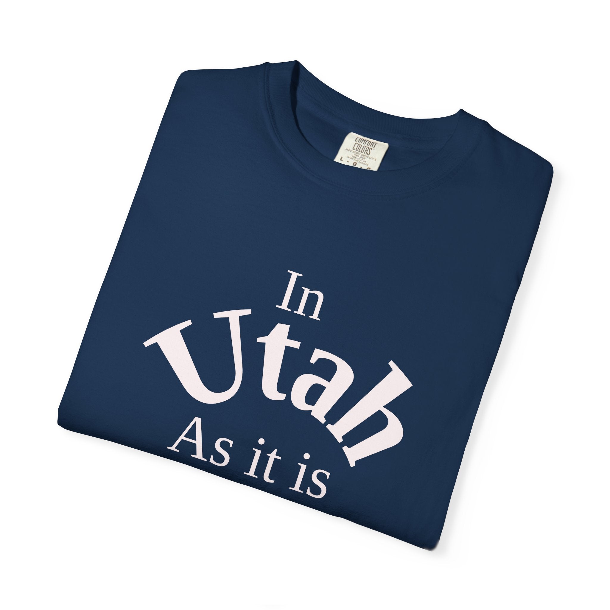 Utah Unisex T-Shirt, Matthew 6:10 Faith Apparel, Everyday Inspiration Tee, Home State Love Christian Clothing