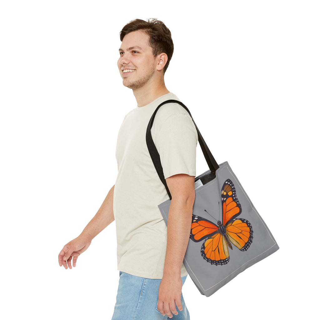 Tote Bag - Monarch Butterfly, Carry-All Shoulder Bag, Reusable Shopping Tote, Gift for Animal Lovers