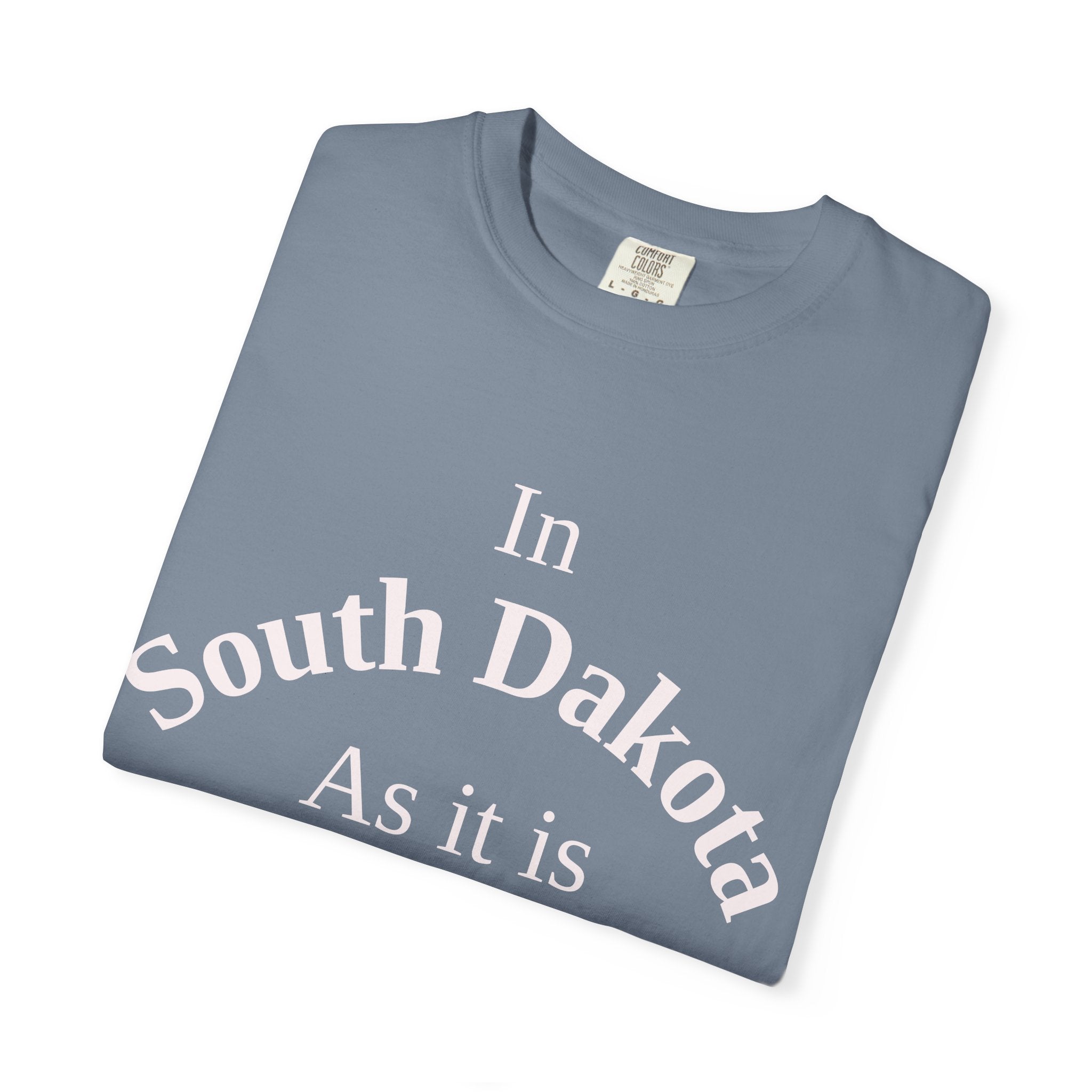 South Dakota Unisex T-Shirt, Matthew 6:10 Faith Apparel, Everyday Inspiration Tee, Home State Love Christian Clothing