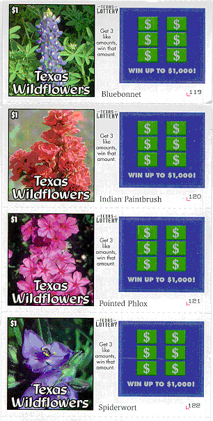 Texas Wildflowers (12 Ticket Set) #106