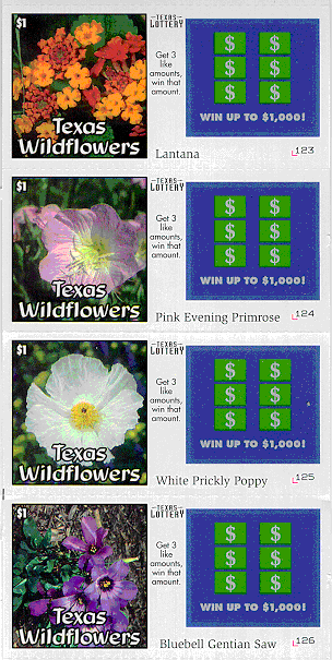 Texas Wildflowers (12 Ticket Set) #106