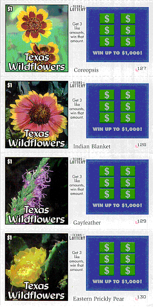 Texas Wildflowers (12 Ticket Set) #106