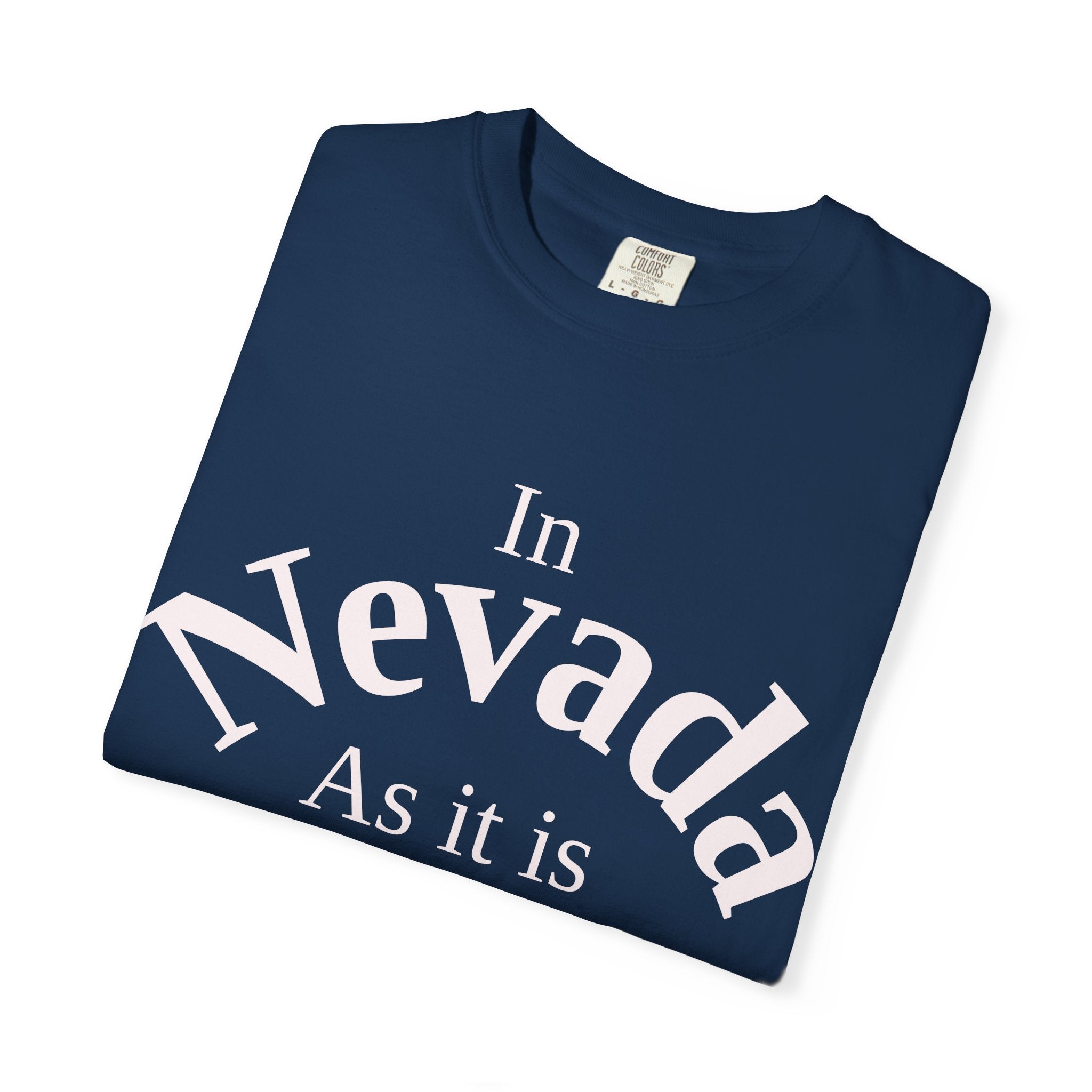 Nevada Unisex T-Shirt, Matthew 6:10 Faith Apparel, Everyday Inspiration Tee, Home State Love Christian Clothing