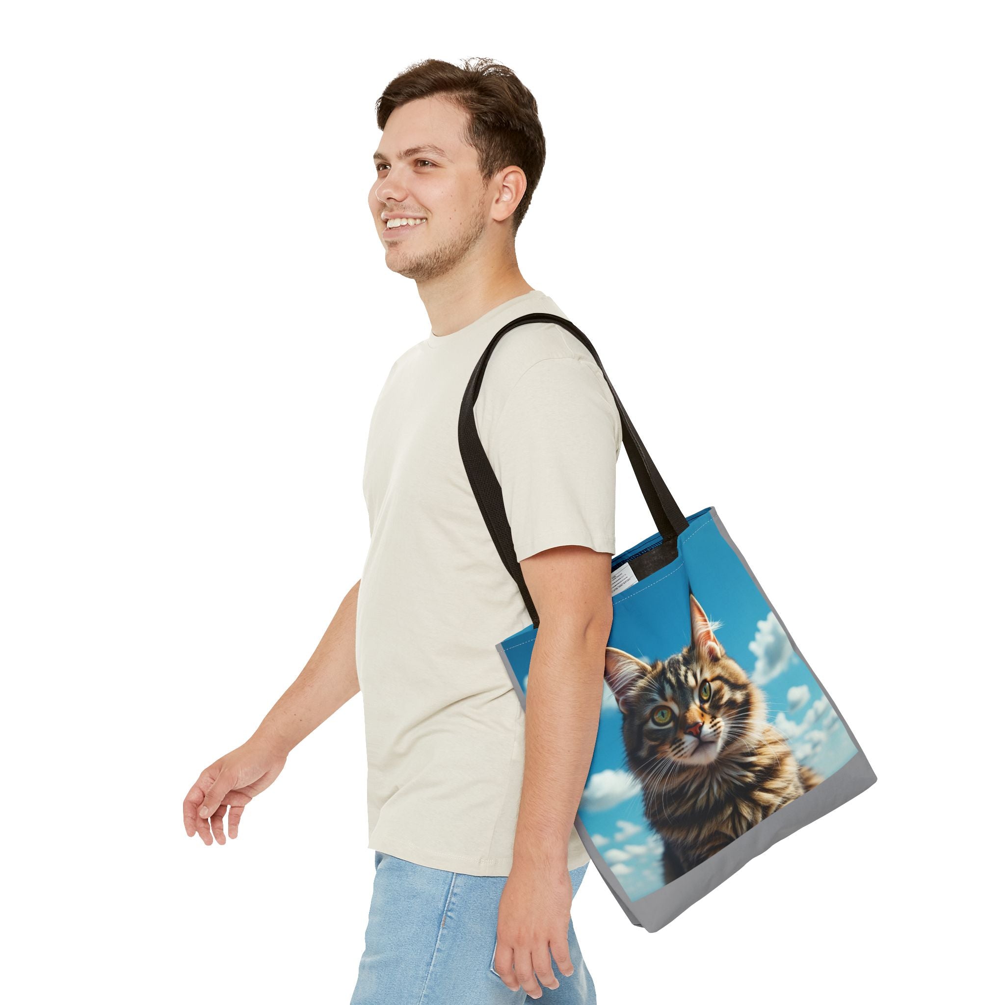 Tote Bag - Beautiful Cat, Carry-All Shoulder Bag, Reusable Shopping Tote, Gift for Animal Lovers