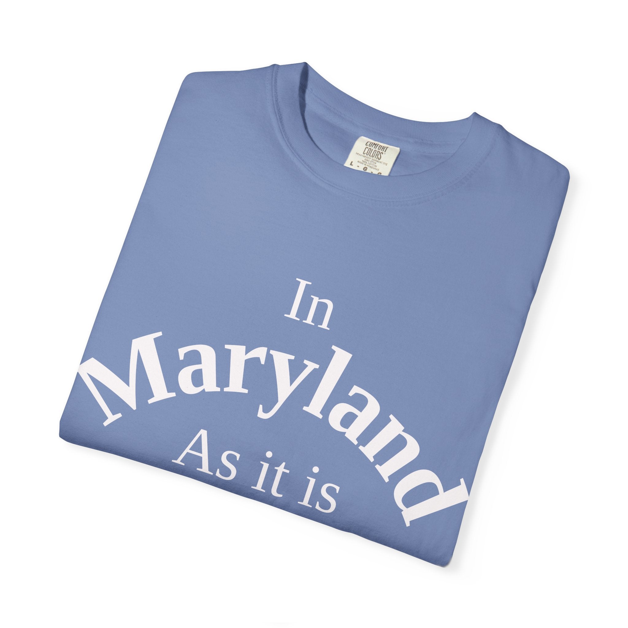 Maryland Unisex T-Shirt, Matthew 6:10 Faith Apparel, Everyday Inspiration Tee, Home State Love Christian Clothing