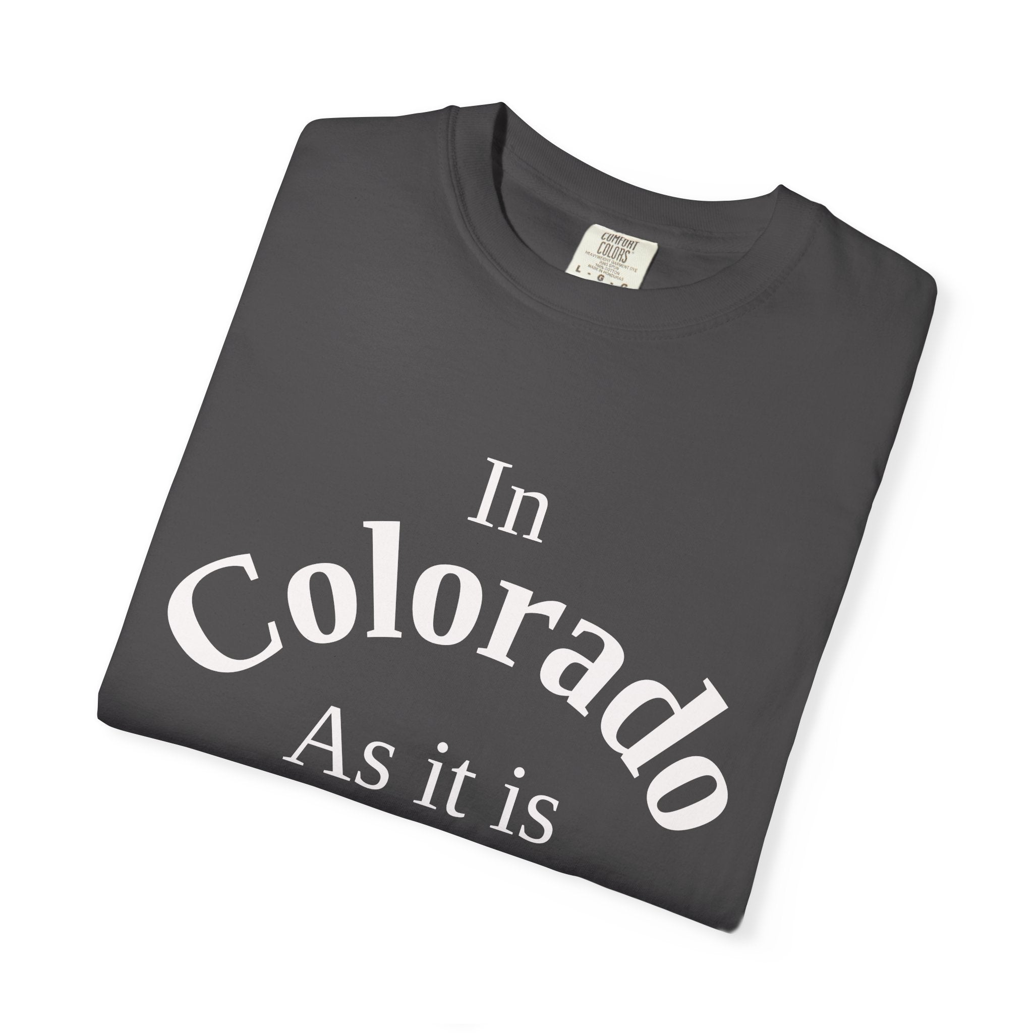 Colorado Unisex T-Shirt, Matthew 6:10 Faith Apparel, Everyday Inspiration Tee, Home State Love Christian Clothing