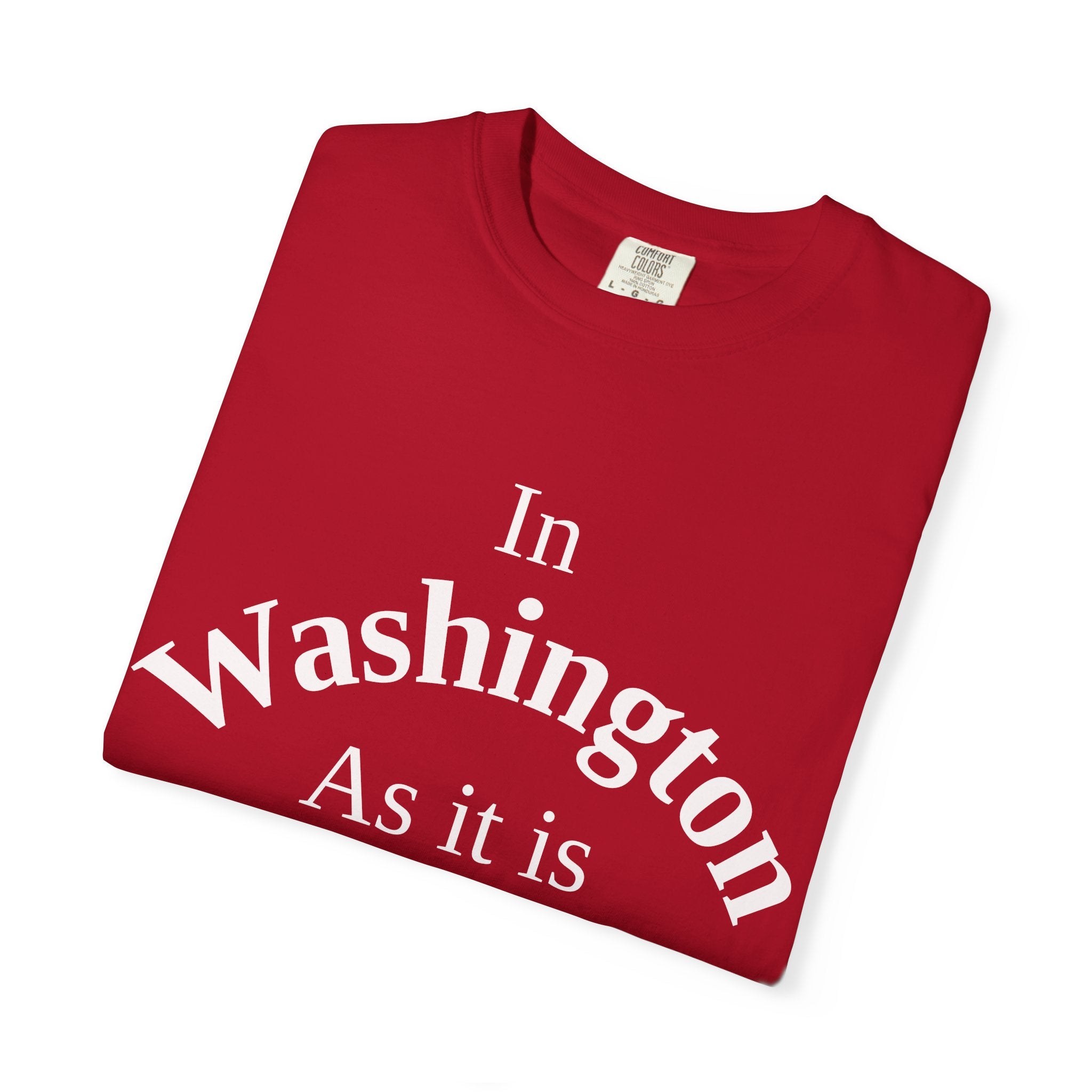 Washington Unisex T-Shirt, Matthew 6:10 Faith Apparel, Everyday Inspiration Tee, Home State Love Christian Clothing