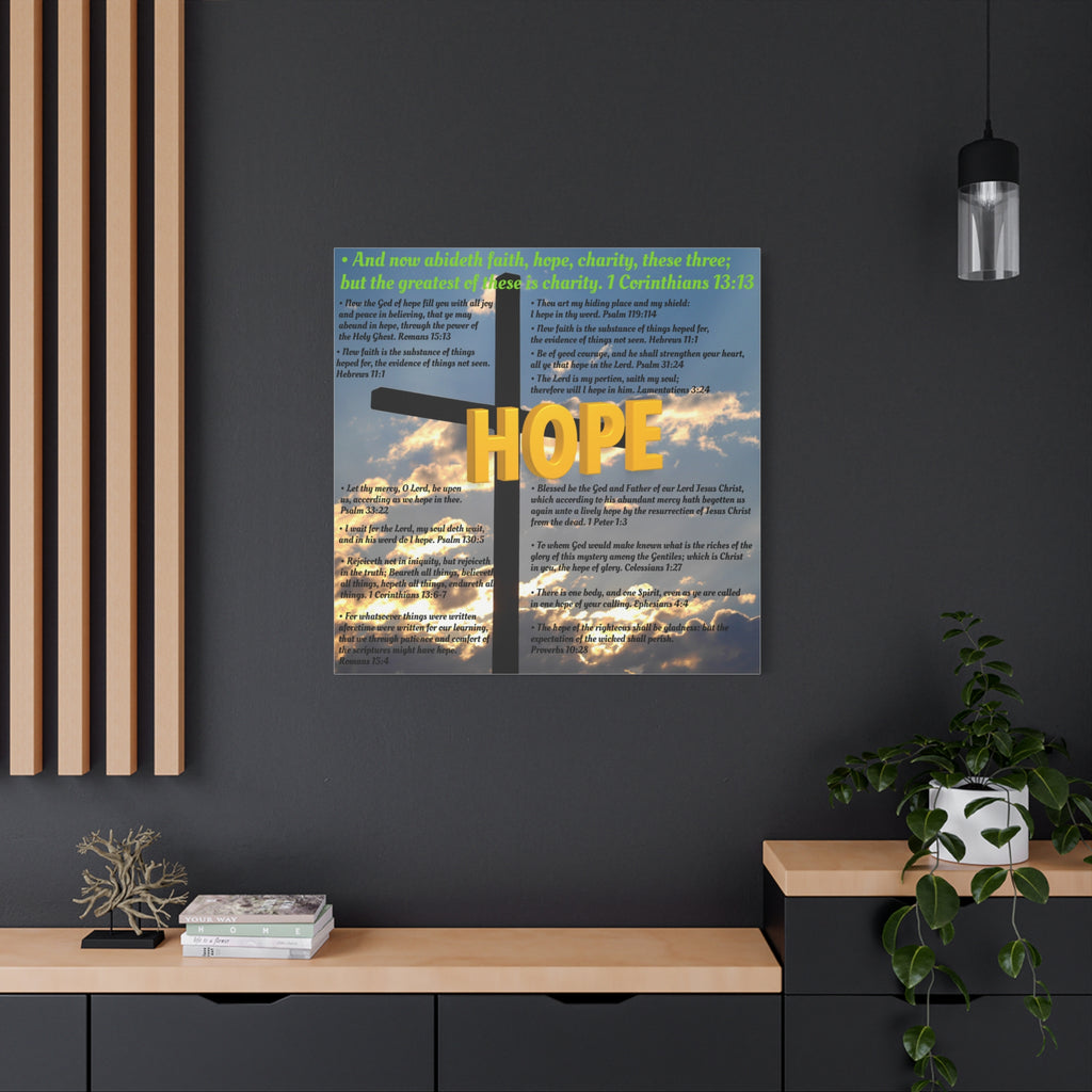 Hope Set 2 of 3 Canvas Art, Stretched Canvas Print Wall Decor, Unique Gift Idea