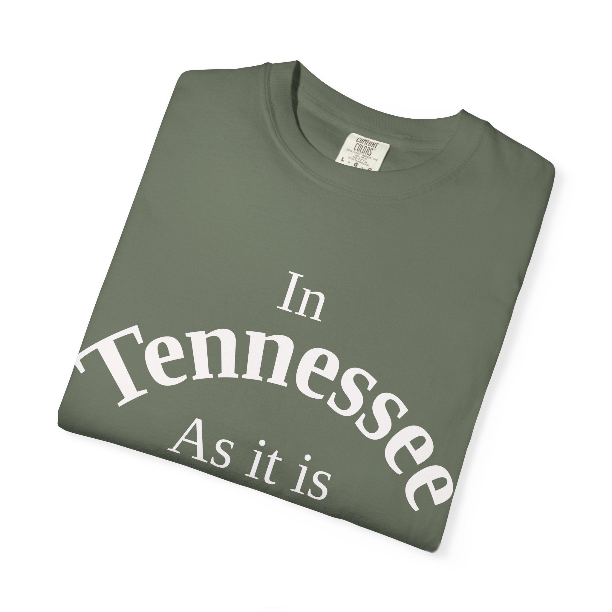 Tennessee Unisex T-Shirt, Matthew 6:10 Faith Apparel, Everyday Inspiration Tee, Home State Love Christian Clothing