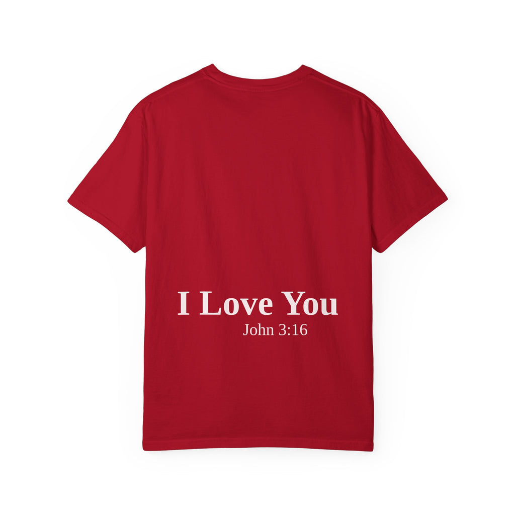 I Love You Mouse Version 1 Unisex T-shirt, Apparel, Clothing, Cute Mouse Tee, Christian Gift, Casual Top