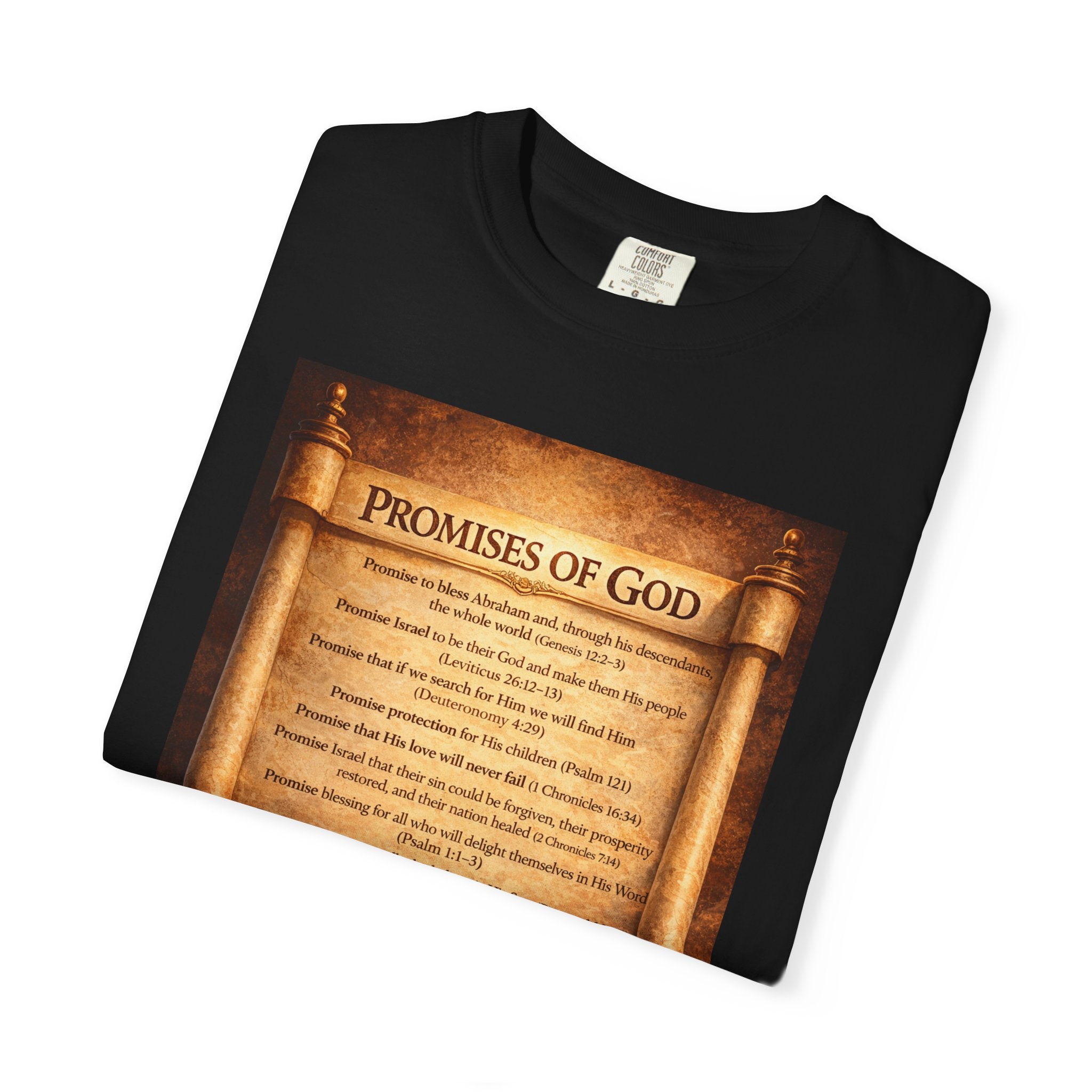 Promises of God T-shirt | Spiritual Praise Tee, Religious Faith Graphic