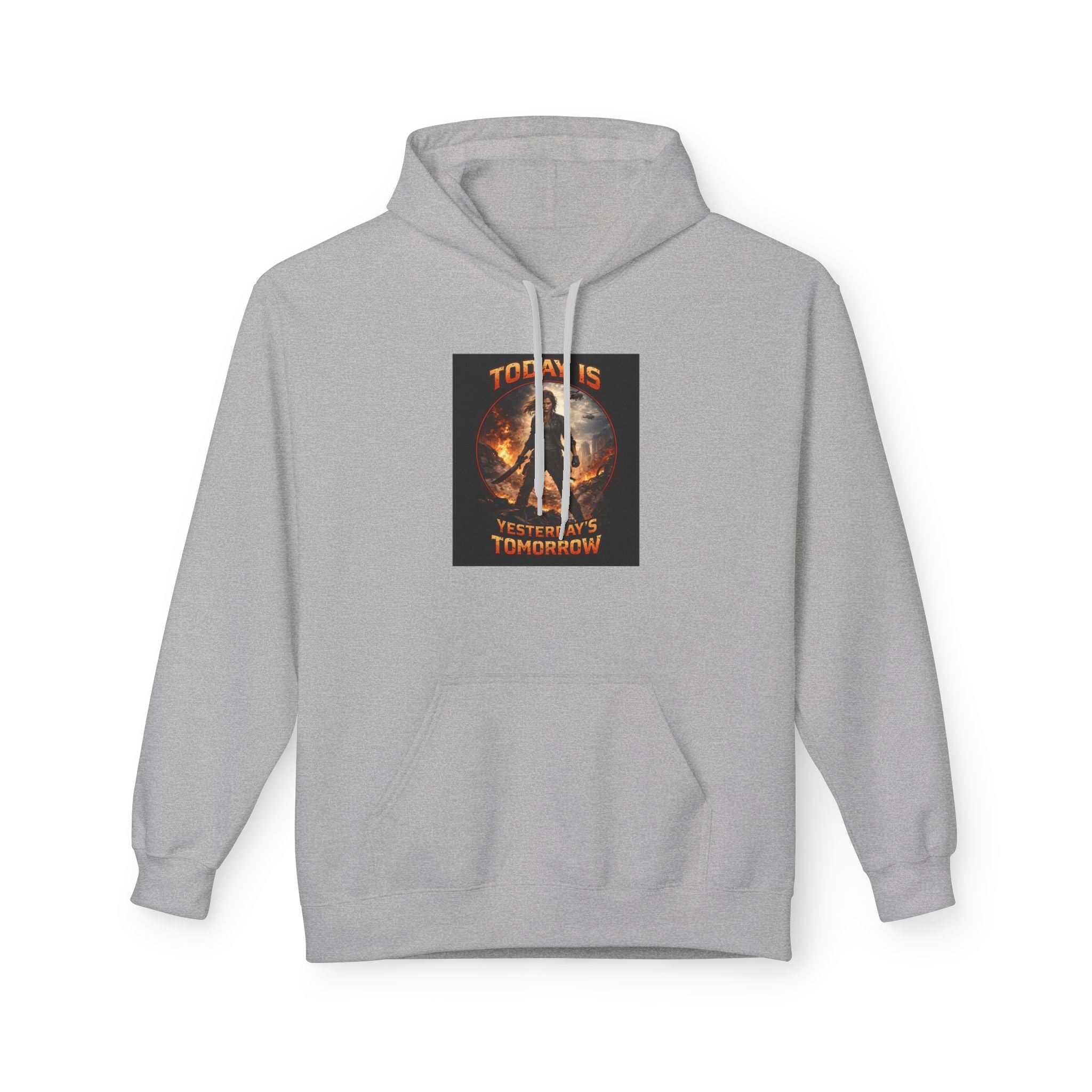 Today Is Yesterday's Tomorrow Hoodie | Retro Quote Sweatshirt