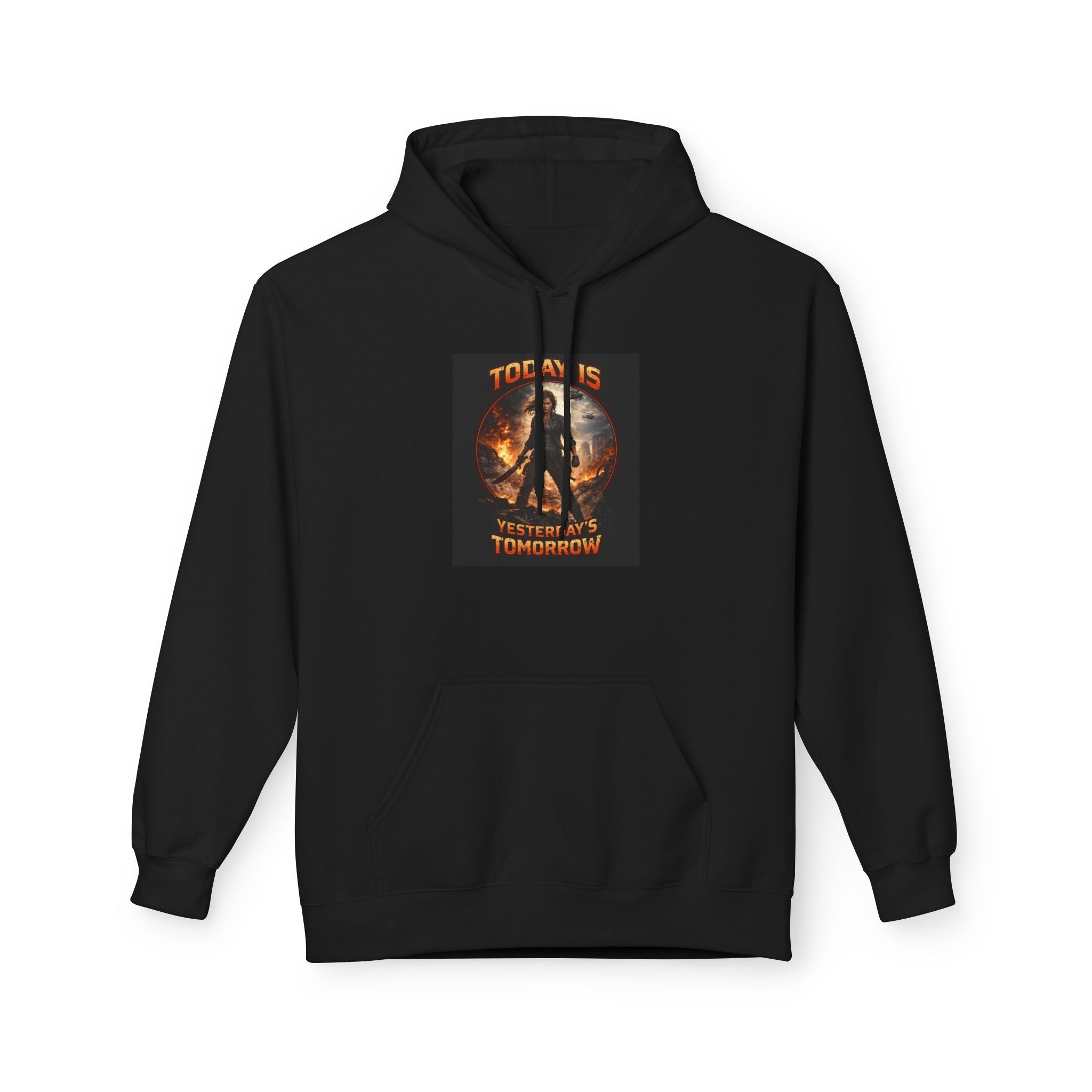 Today Is Yesterday's Tomorrow Hoodie | Retro Quote Sweatshirt