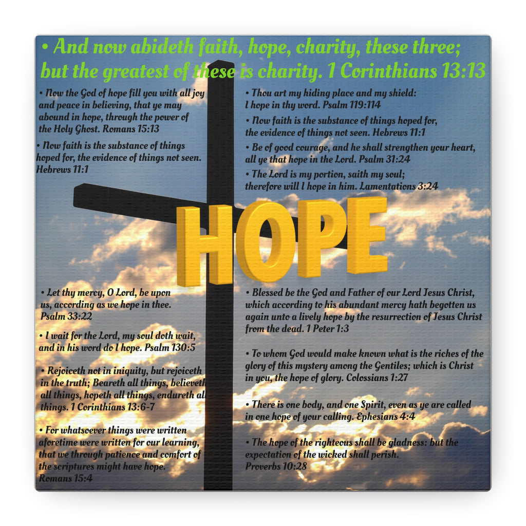 Hope Set 2 of 3 Canvas Art, Stretched Canvas Print Wall Decor, Unique Gift Idea