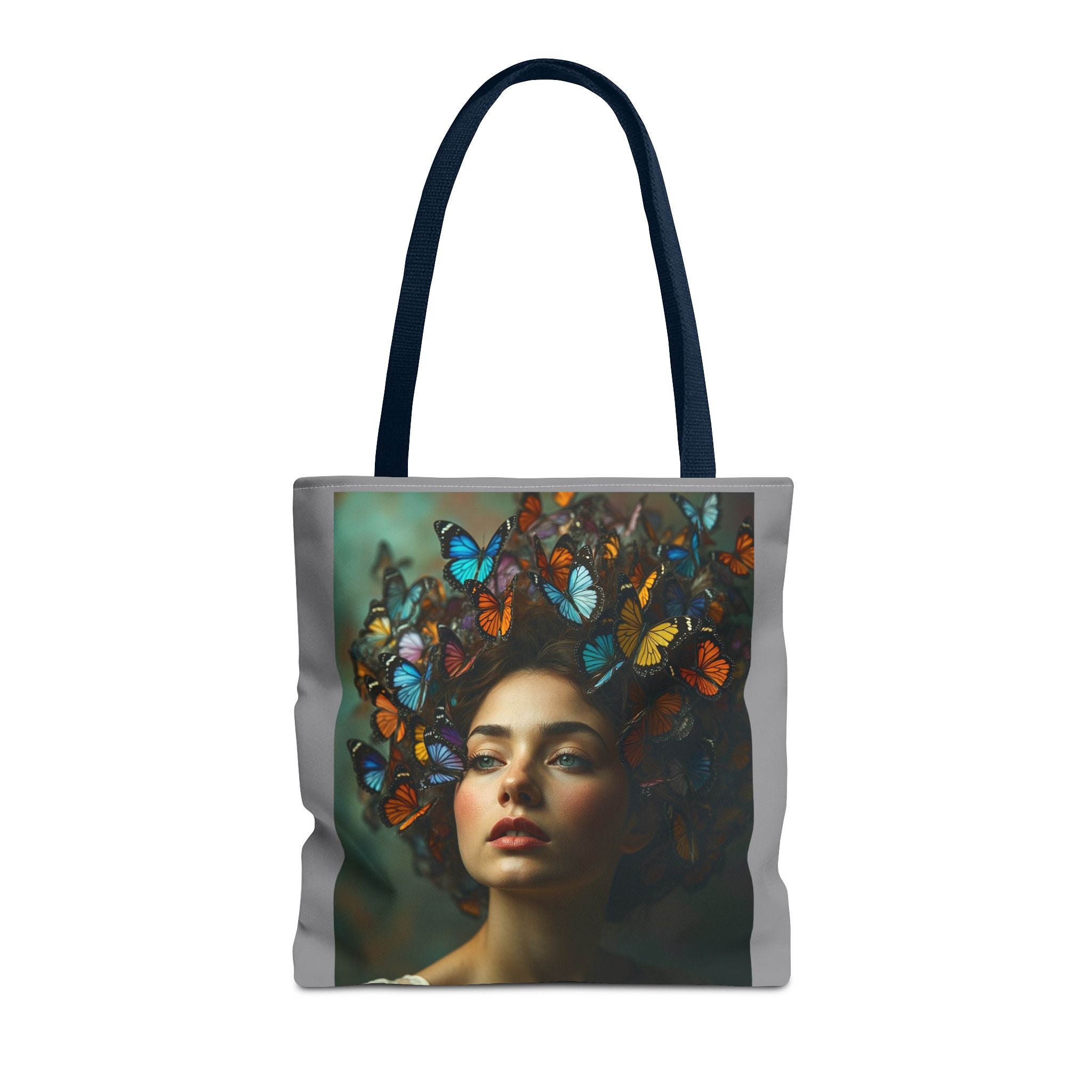 Tote Bag - Butterfly Hair, Carry-All Shoulder Bag, Reusable Shopping Tote, Gift for Animal Lovers