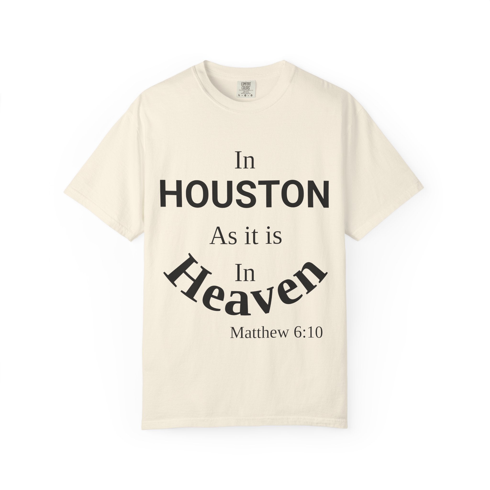 Bible Verse T-Shirt Personalize the City - Matthew 6:10