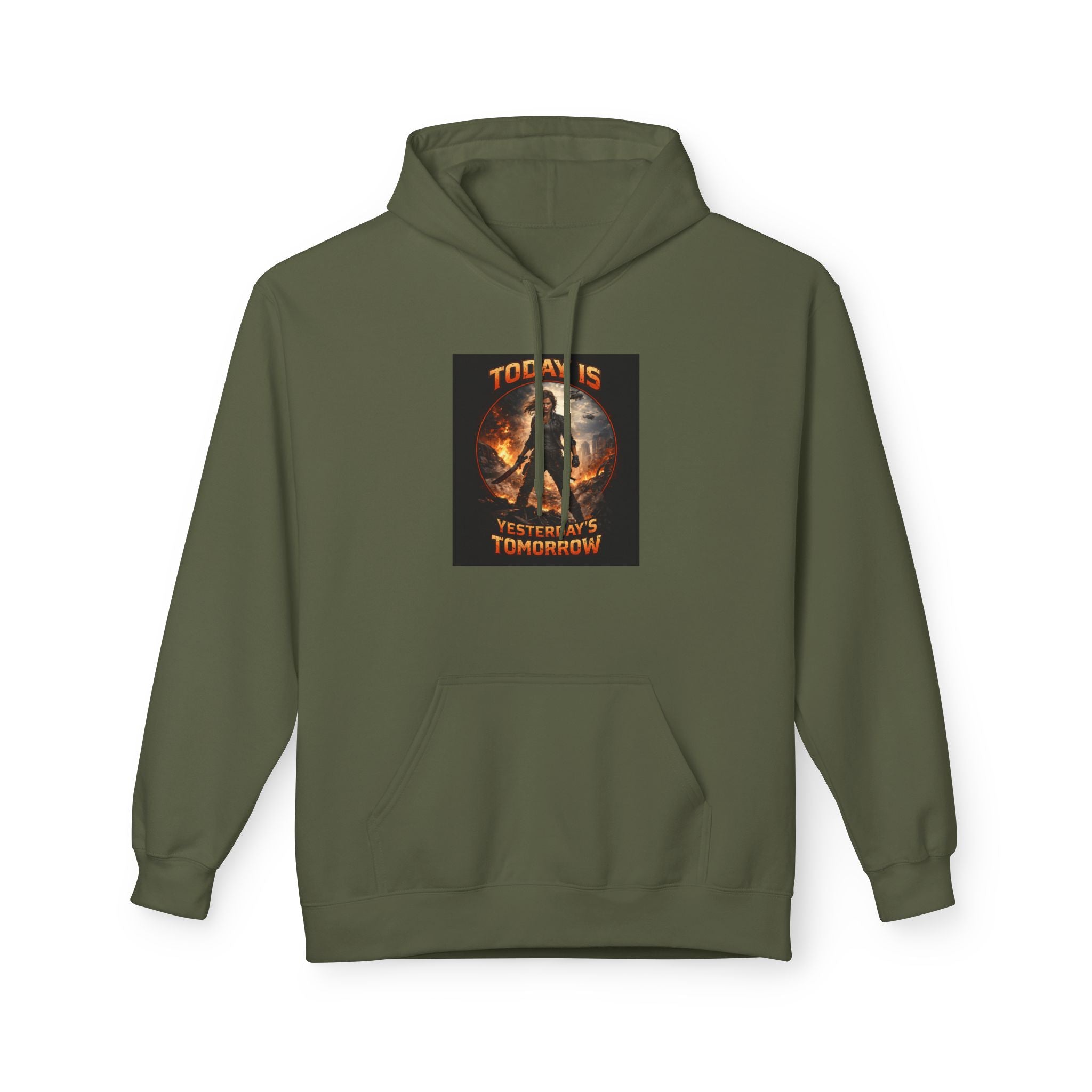 Today Is Yesterday's Tomorrow Hoodie | Retro Quote Sweatshirt