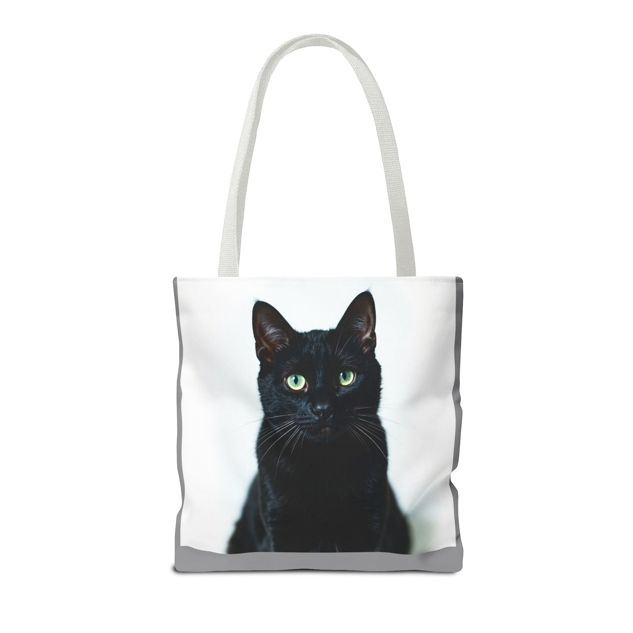 Tote Bag - Black Cat, Carry-All Shoulder Bag, Reusable Shopping Tote, Gift for Animal Lovers