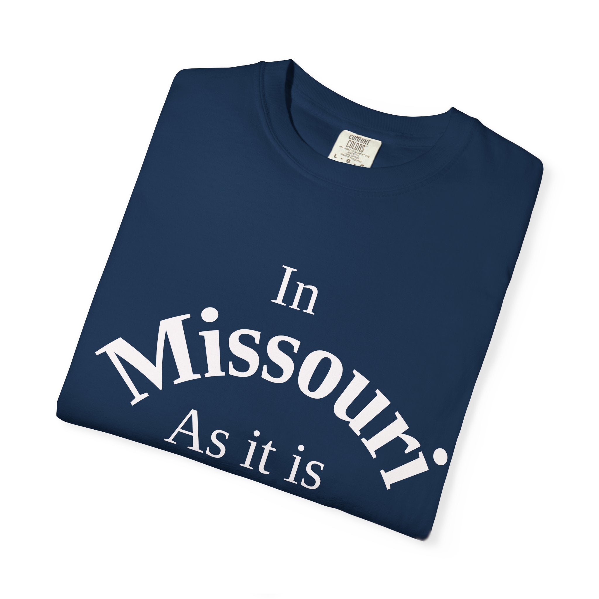 Missouri Unisex T-Shirt, Matthew 6:10 Faith Apparel, Everyday Inspiration Tee, Home State Love Christian Clothing