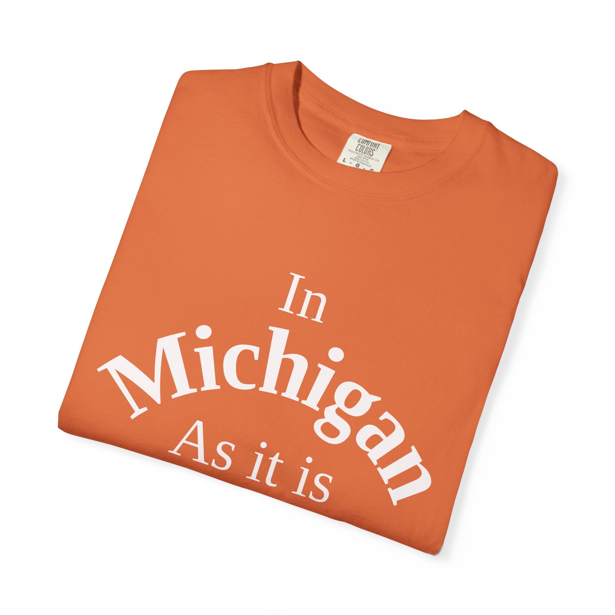 Michigan Unisex T-Shirt, Matthew 6:10 Faith Apparel, Everyday Inspiration Tee, Home State Love Christian Clothing