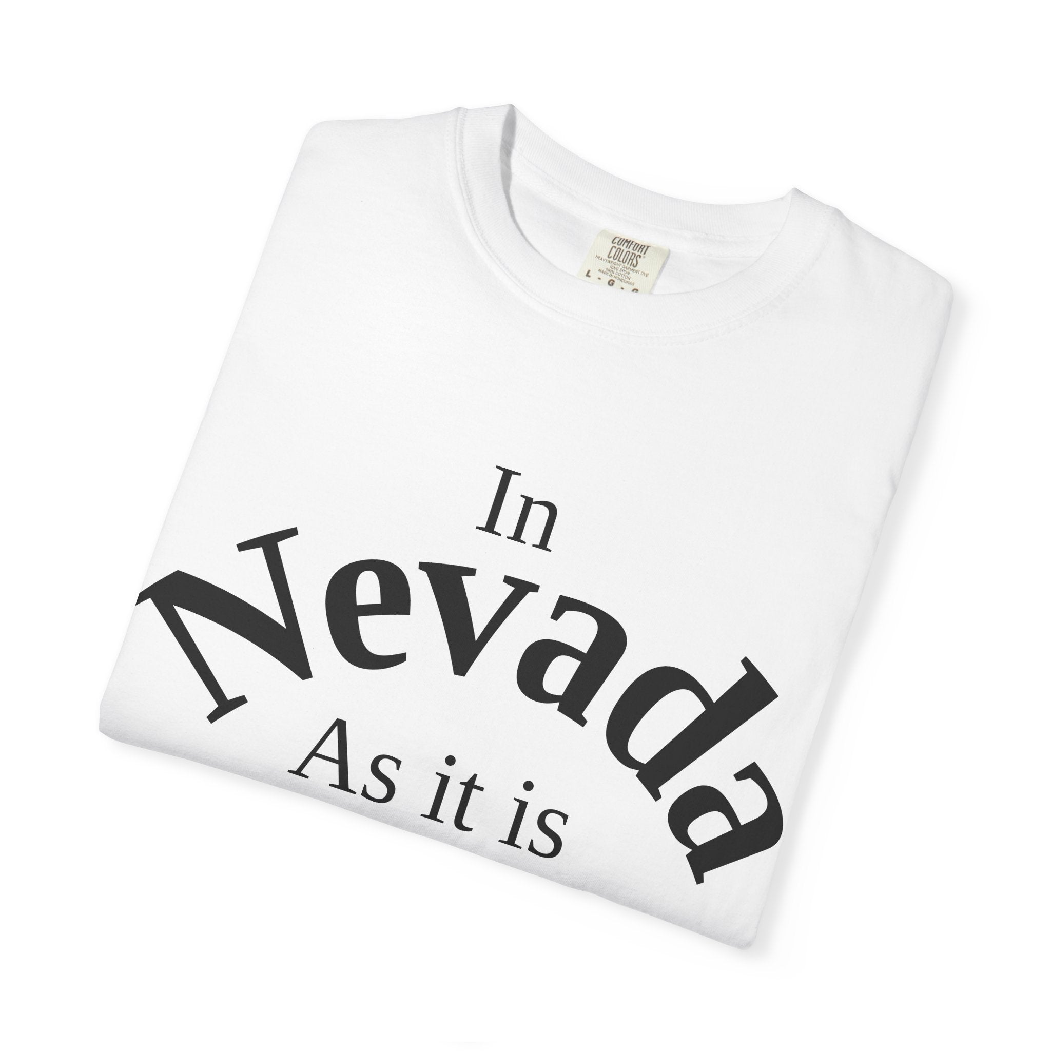 Nevada Unisex T-Shirt, Matthew 6:10 Faith Apparel, Everyday Inspiration Tee, Home State Love Christian Clothing
