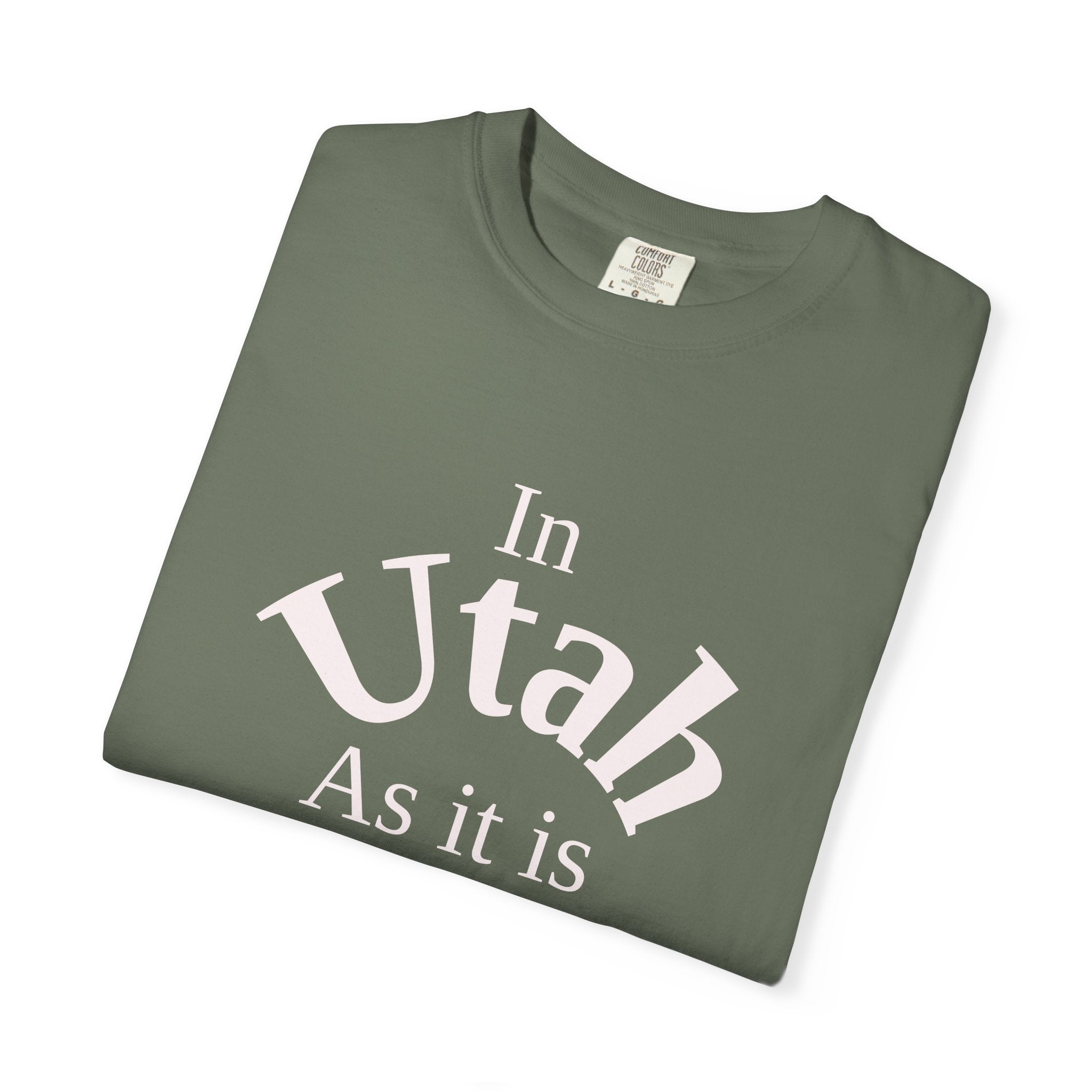 Utah Unisex T-Shirt, Matthew 6:10 Faith Apparel, Everyday Inspiration Tee, Home State Love Christian Clothing
