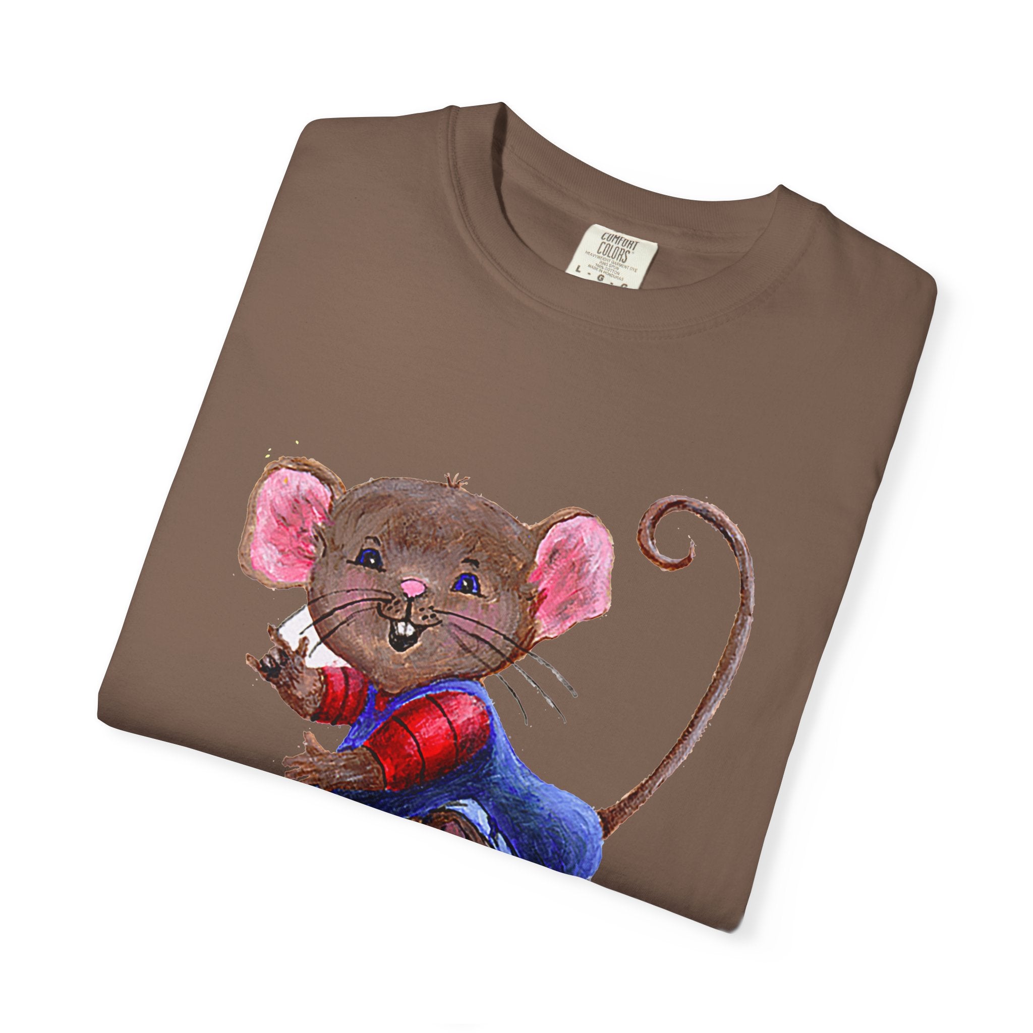 I Love You Mouse Version 2 Unisex T-shirt, Apparel, Clothing, Cute Mouse Tee, Christian Gift, Casual Top