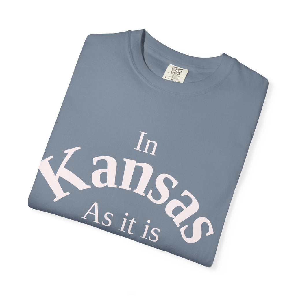 Kansas Unisex T-Shirt, Matthew 6:10 Faith Apparel, Everyday Inspiration Tee, Home State Love Christian Clothing