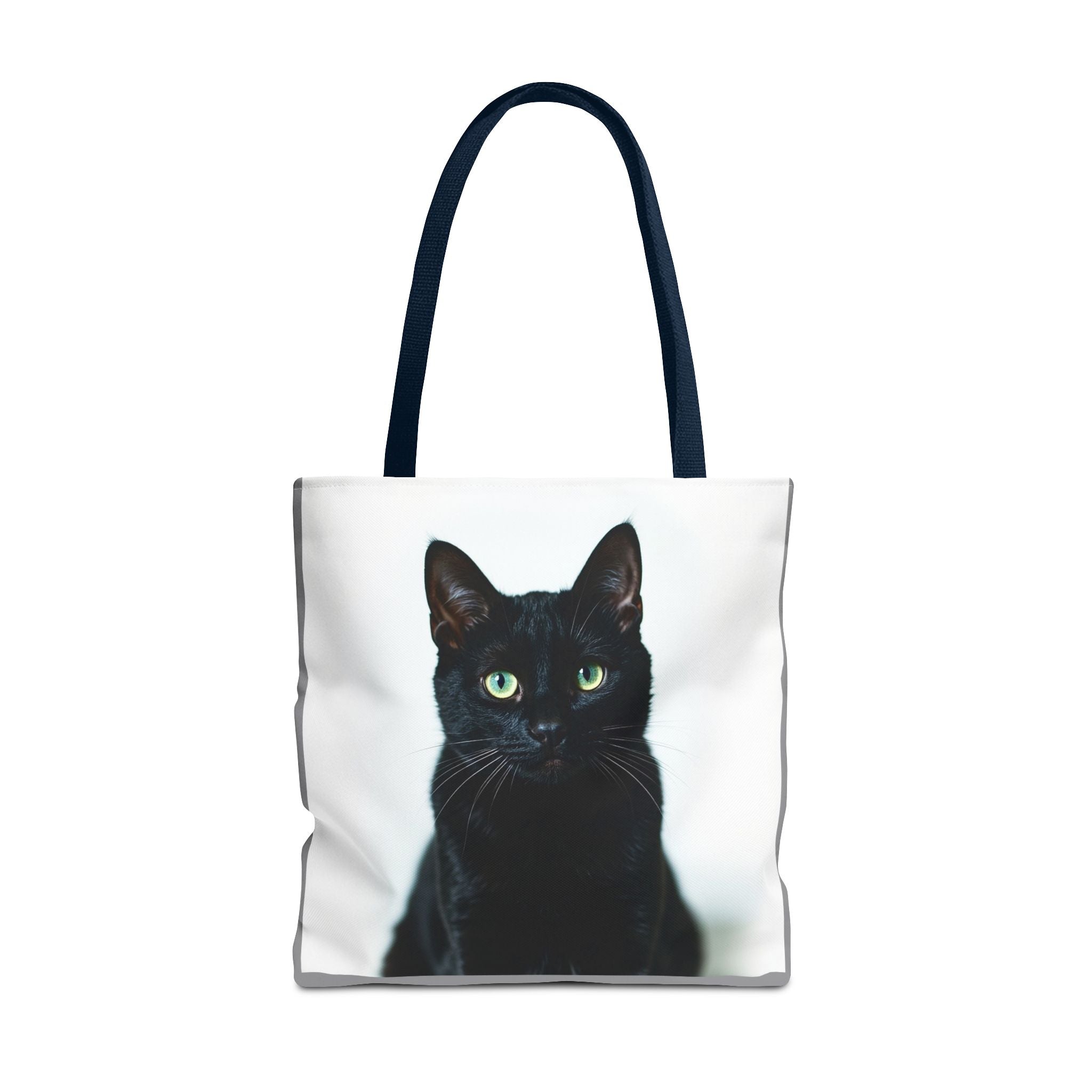 Tote Bag - Black Cat, Carry-All Shoulder Bag, Reusable Shopping Tote, Gift for Animal Lovers