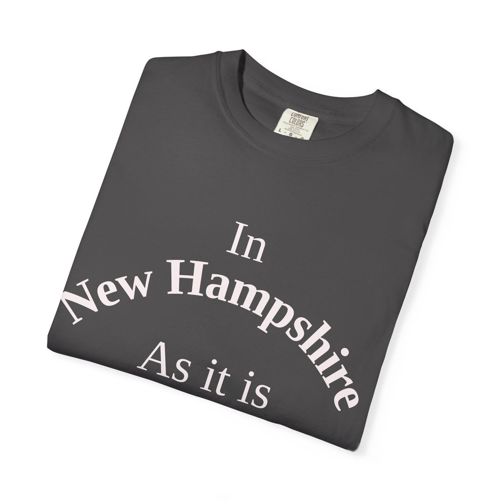 New Hampshire Unisex T-Shirt, Matthew 6:10 Faith Apparel, Everyday Inspiration Tee, Home State Love Christian Clothing