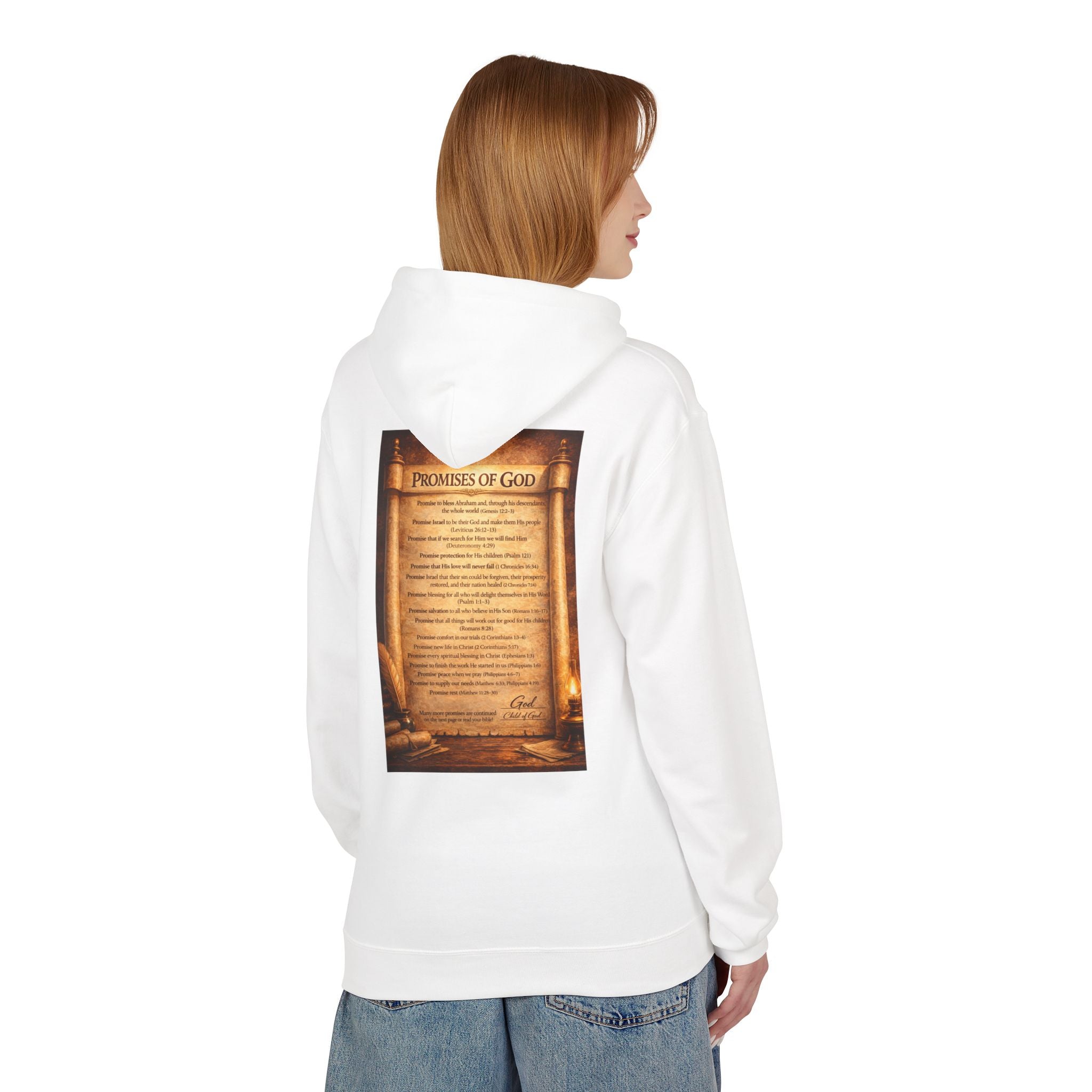 The Promises of God Hoodie | Faith Scripture Christian Pullover