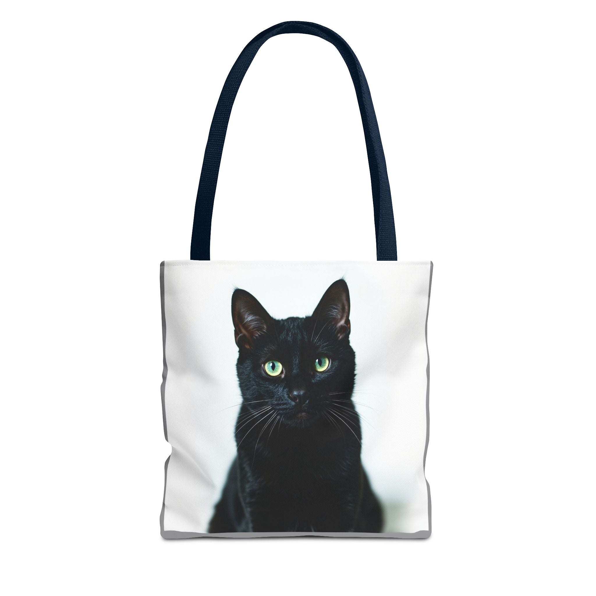 Tote Bag - Black Cat, Carry-All Shoulder Bag, Reusable Shopping Tote, Gift for Animal Lovers