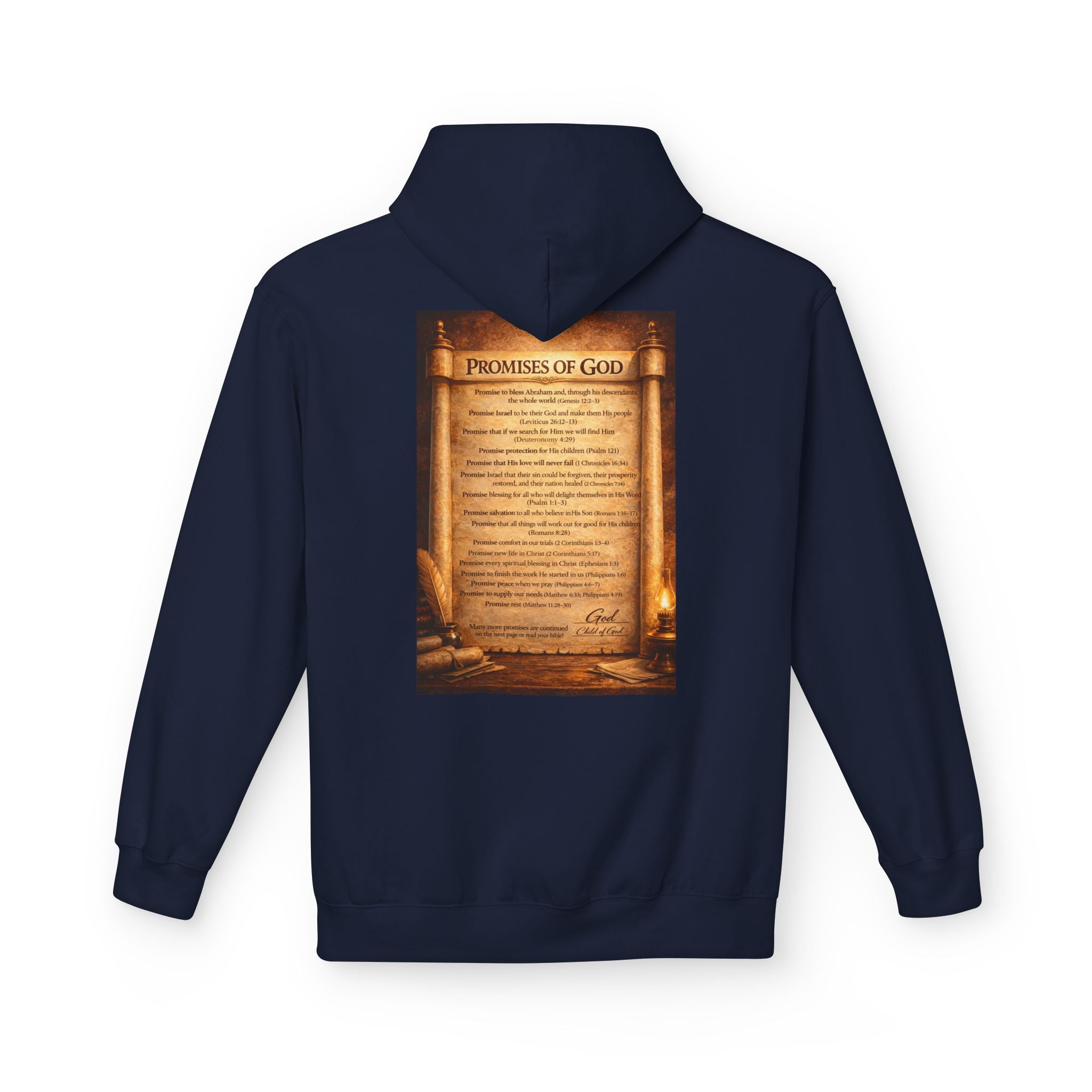 The Promises of God Hoodie | Faith Scripture Christian Pullover