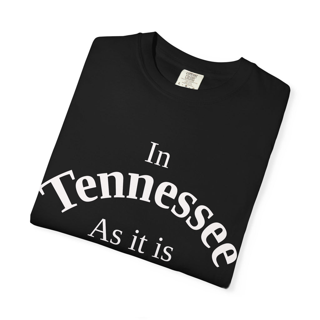 Tennessee Unisex T-Shirt, Matthew 6:10 Faith Apparel, Everyday Inspiration Tee, Home State Love Christian Clothing