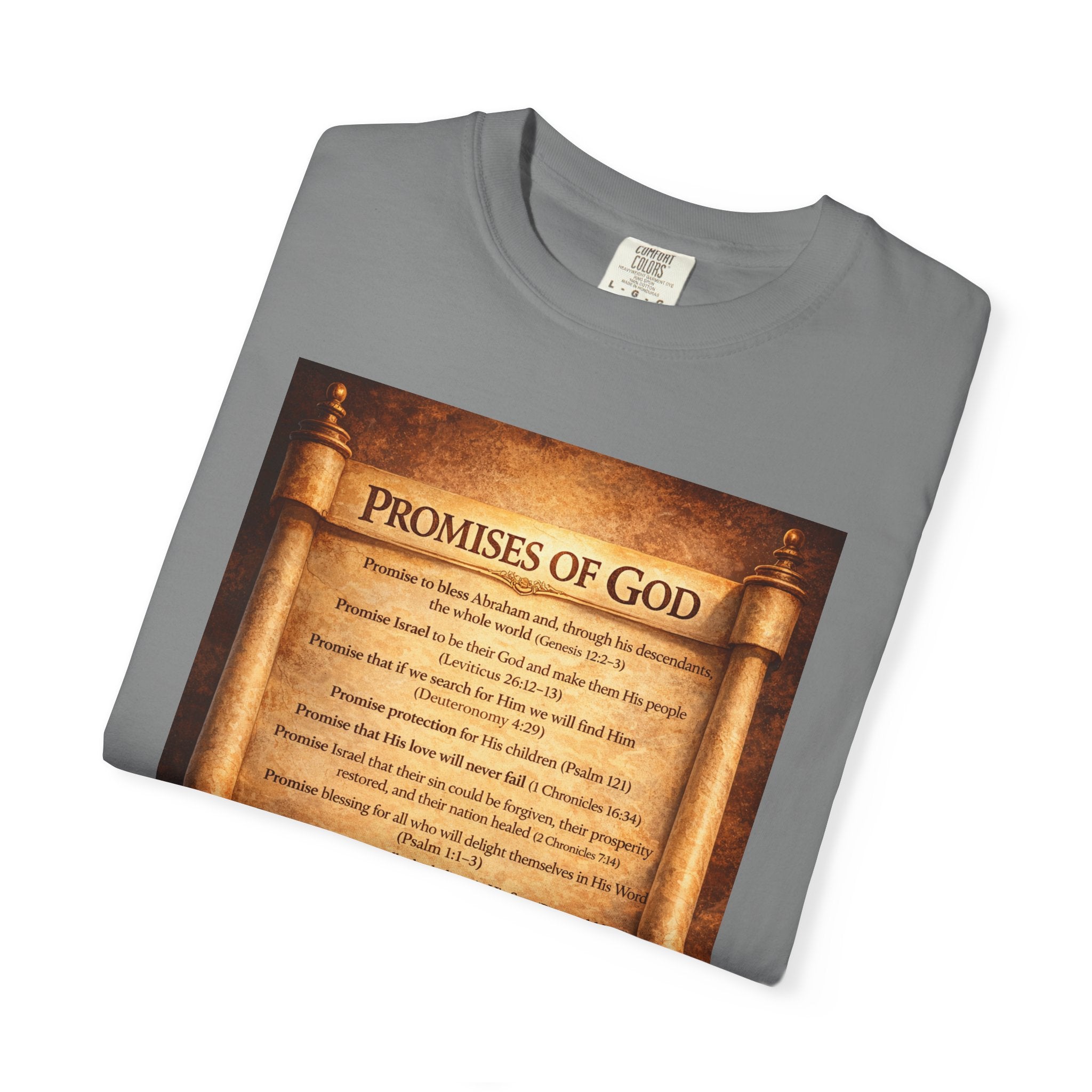 Promises of God T-shirt | Spiritual Praise Tee, Religious Faith Graphic