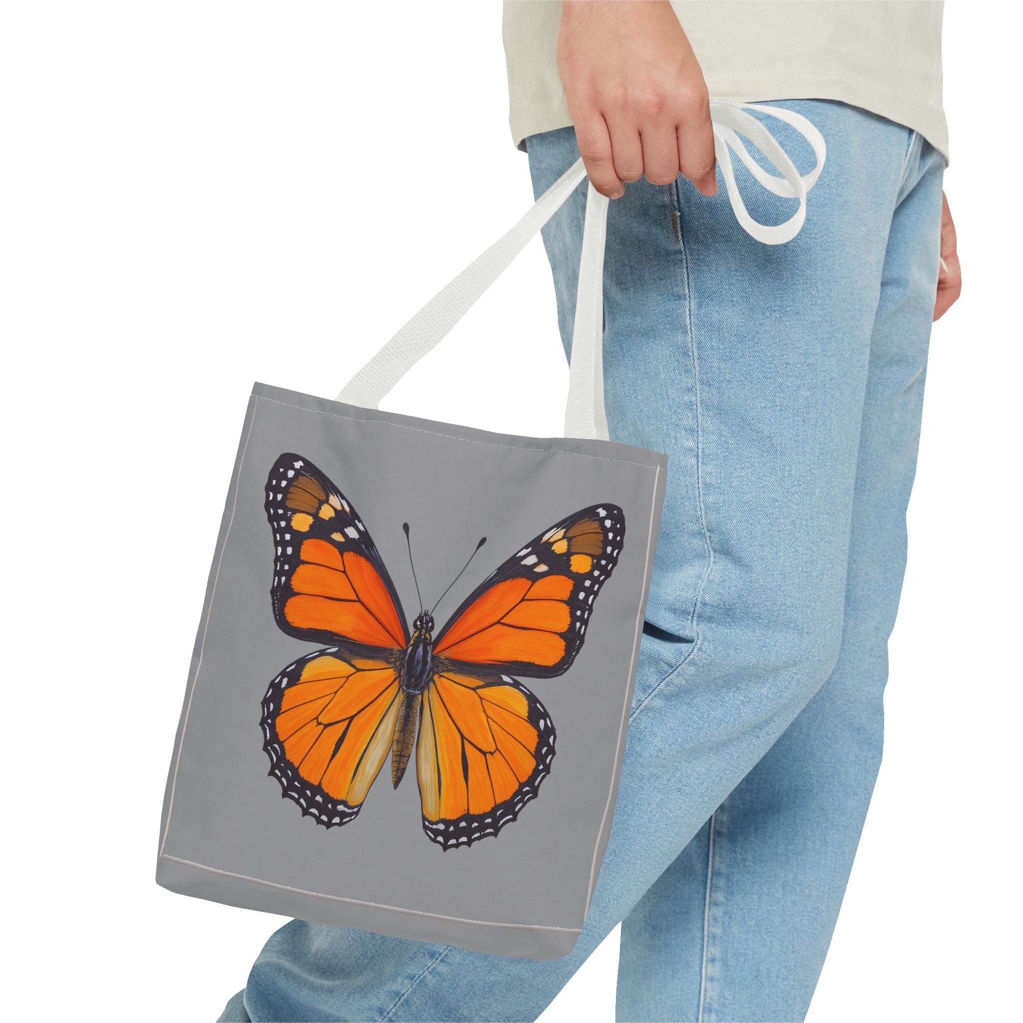 Tote Bag - Monarch Butterfly, Carry-All Shoulder Bag, Reusable Shopping Tote, Gift for Animal Lovers