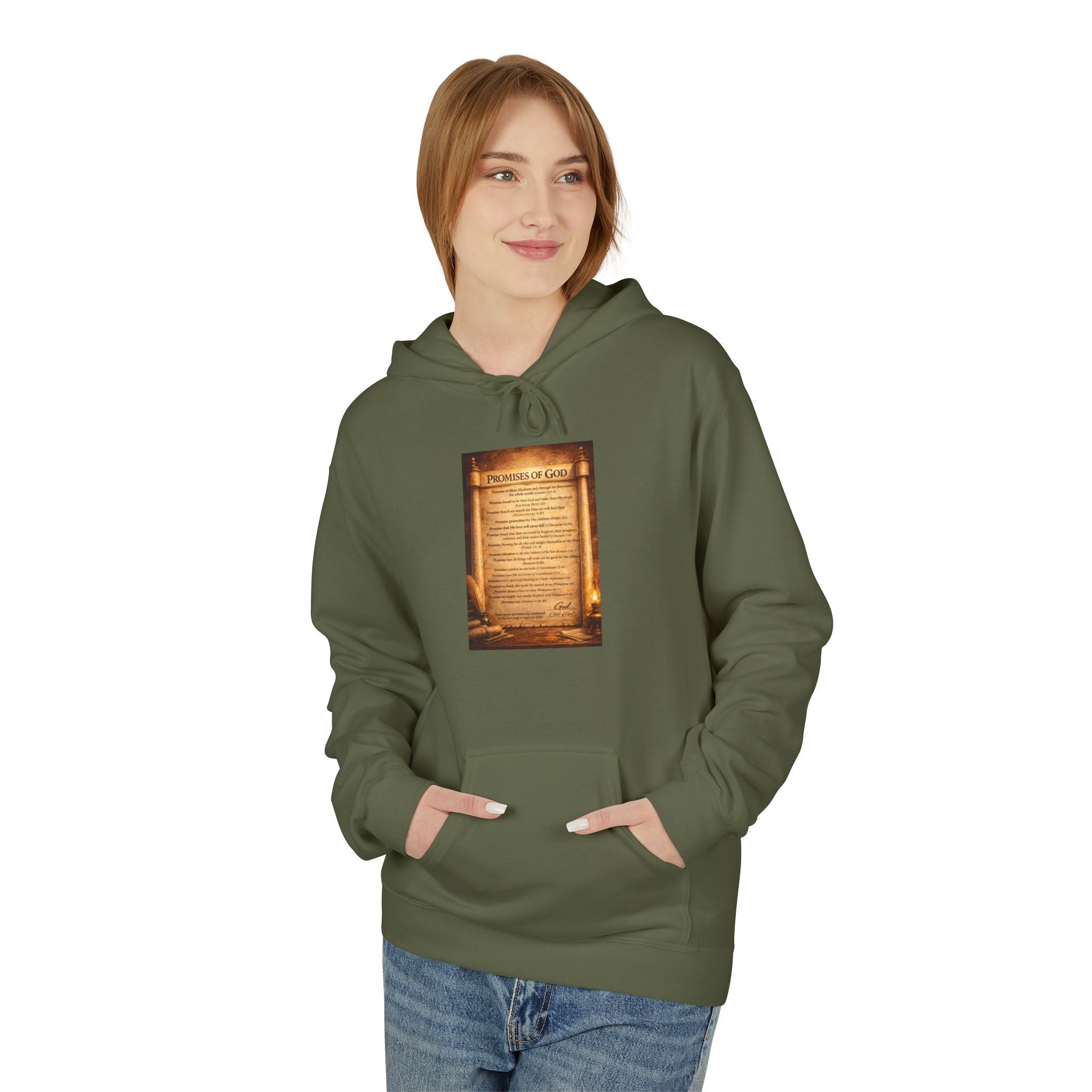 The Promises of God Hoodie | Faith Scripture Christian Pullover