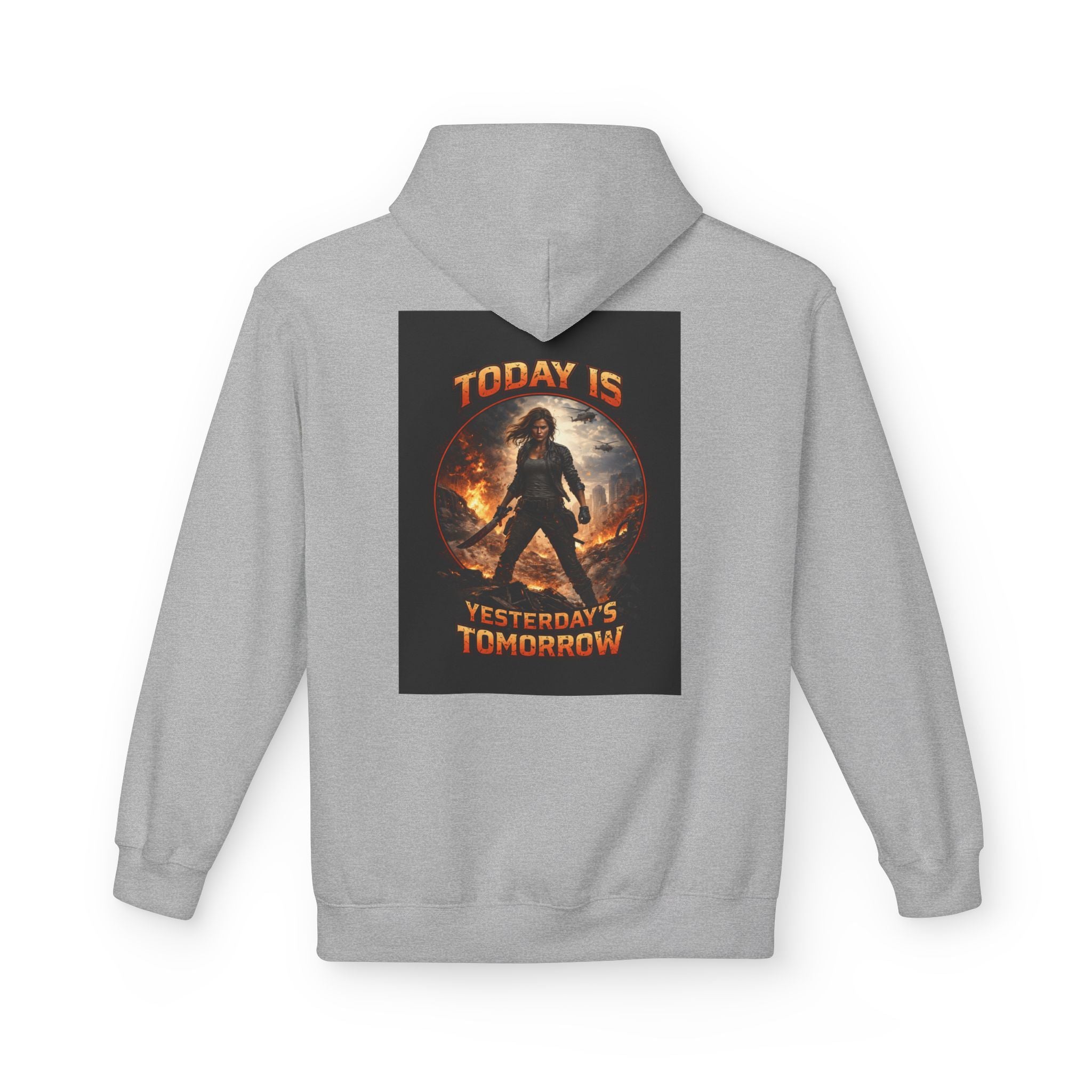 Today Is Yesterday's Tomorrow Hoodie | Retro Quote Sweatshirt