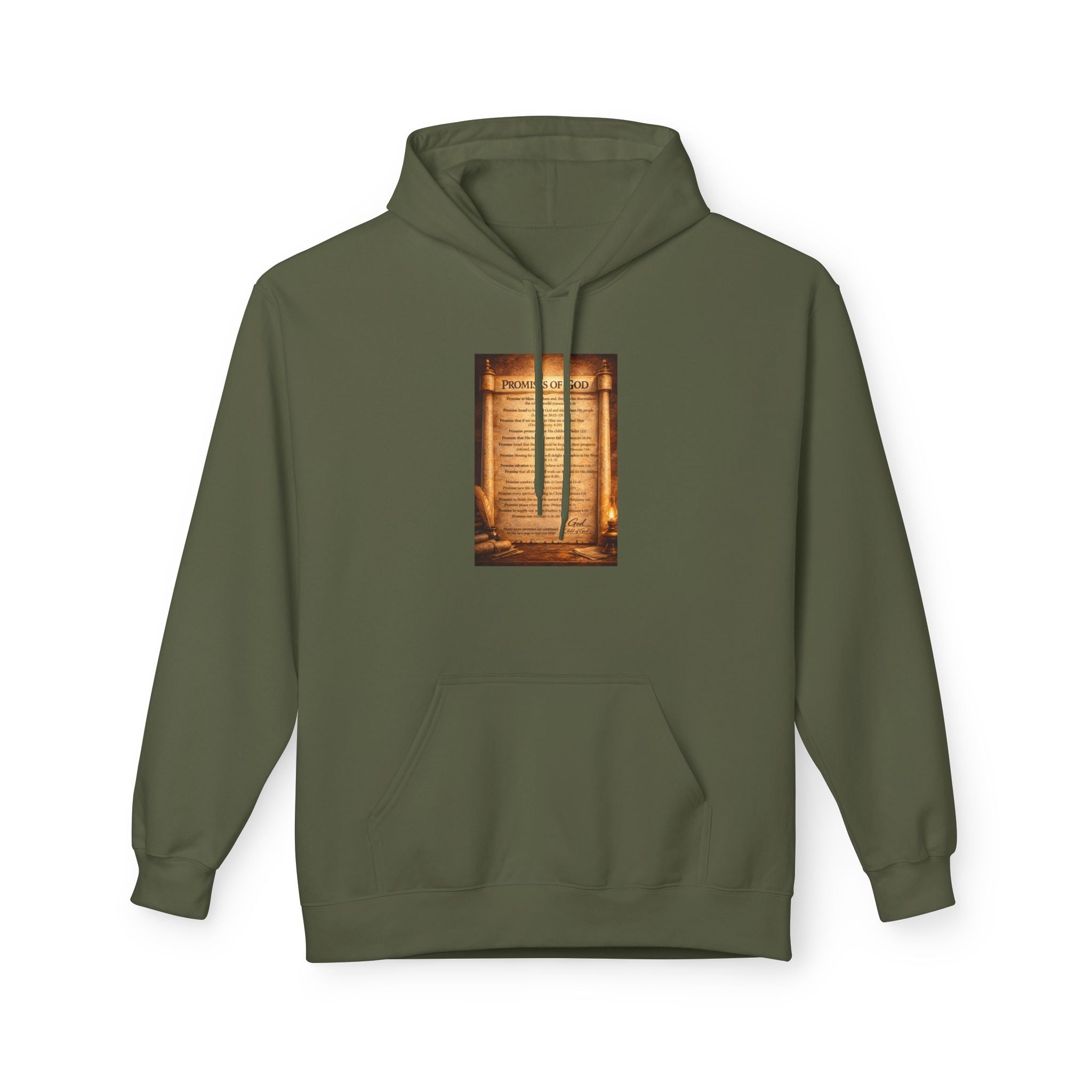 The Promises of God Hoodie | Faith Scripture Christian Pullover