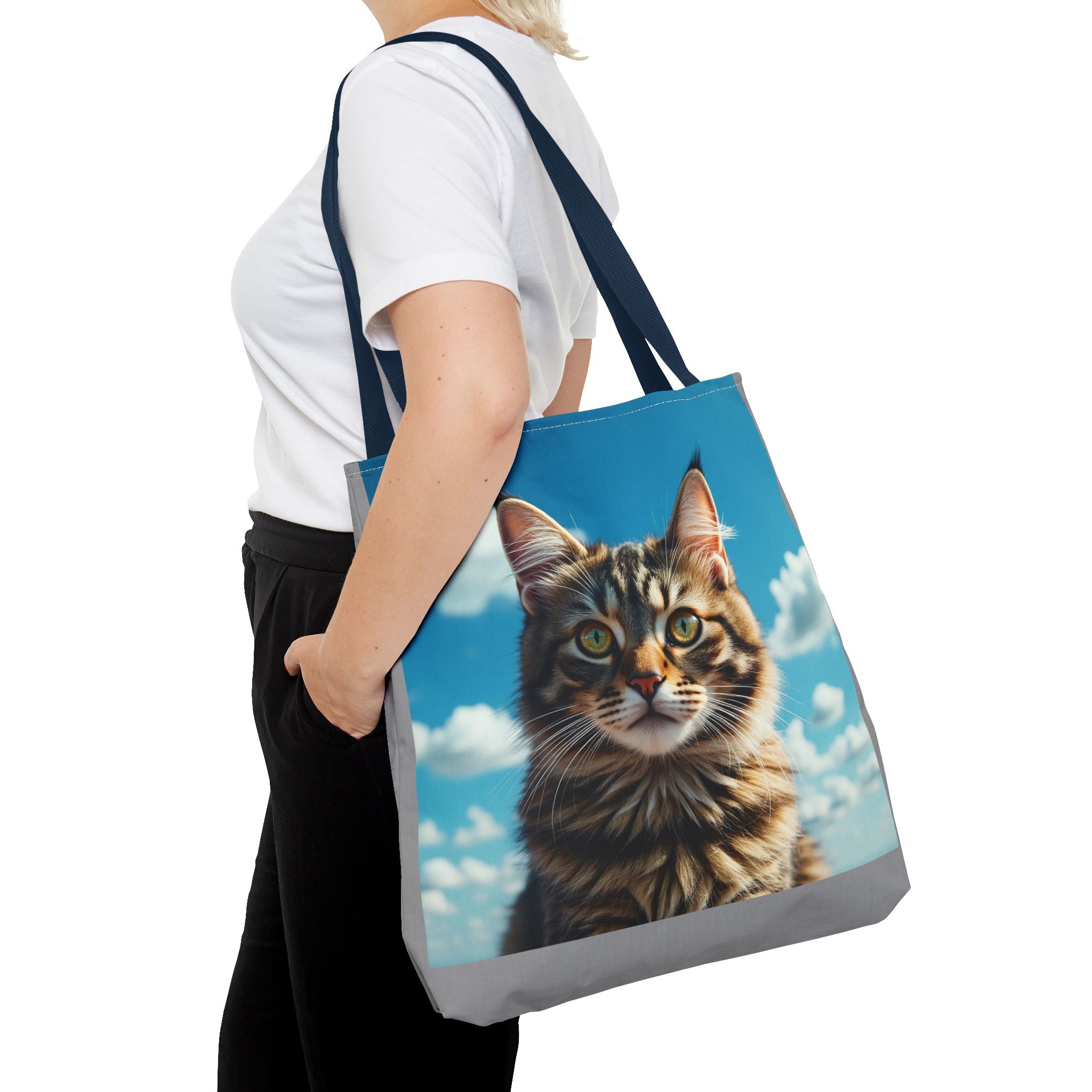Tote Bag - Beautiful Cat, Carry-All Shoulder Bag, Reusable Shopping Tote, Gift for Animal Lovers