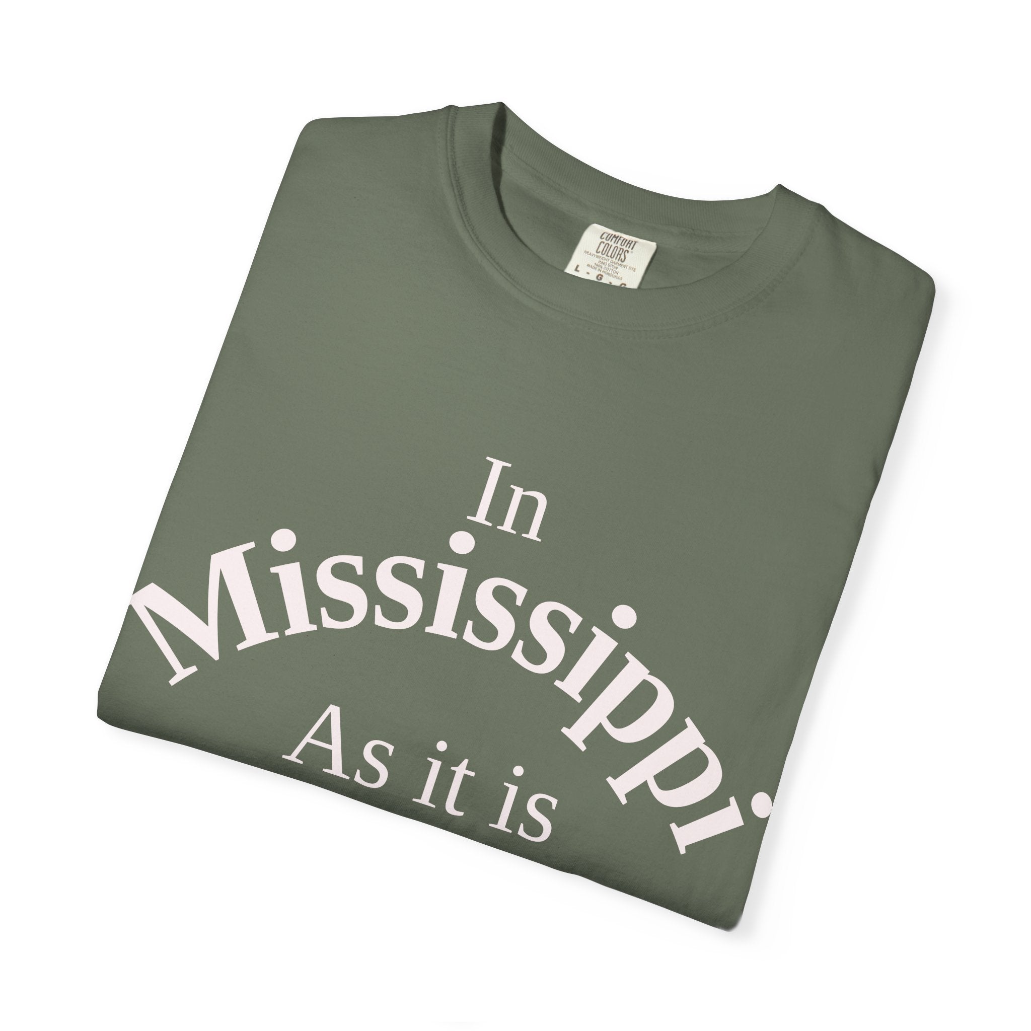 Mississippi Unisex T-Shirt, Matthew 6:10 Faith Apparel, Everyday Inspiration Tee, Home State Love Christian Clothing