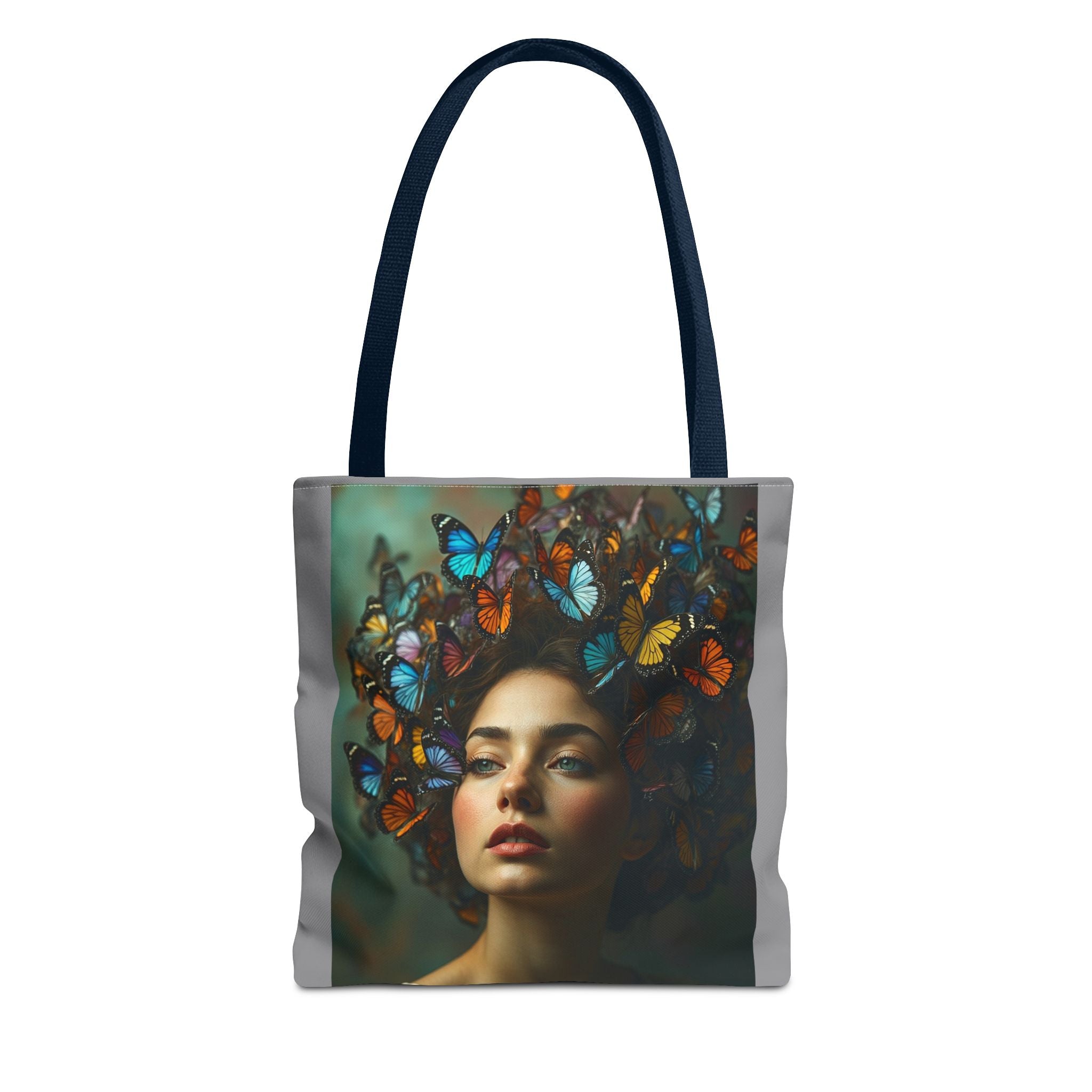 Tote Bag - Butterfly Hair, Carry-All Shoulder Bag, Reusable Shopping Tote, Gift for Animal Lovers