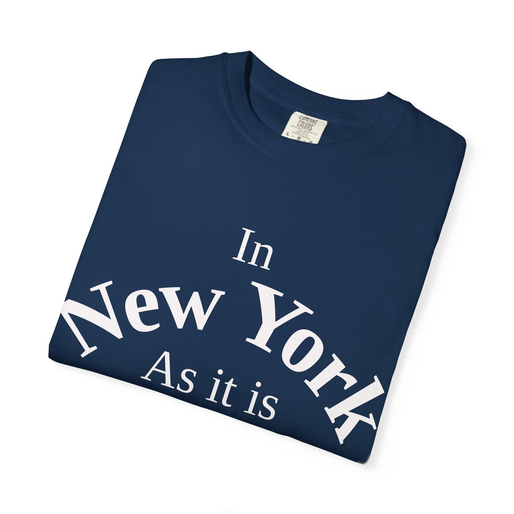New York Unisex T-Shirt, Matthew 6:10 Faith Apparel, Everyday Inspiration Tee, Hometown Love Christian Clothing