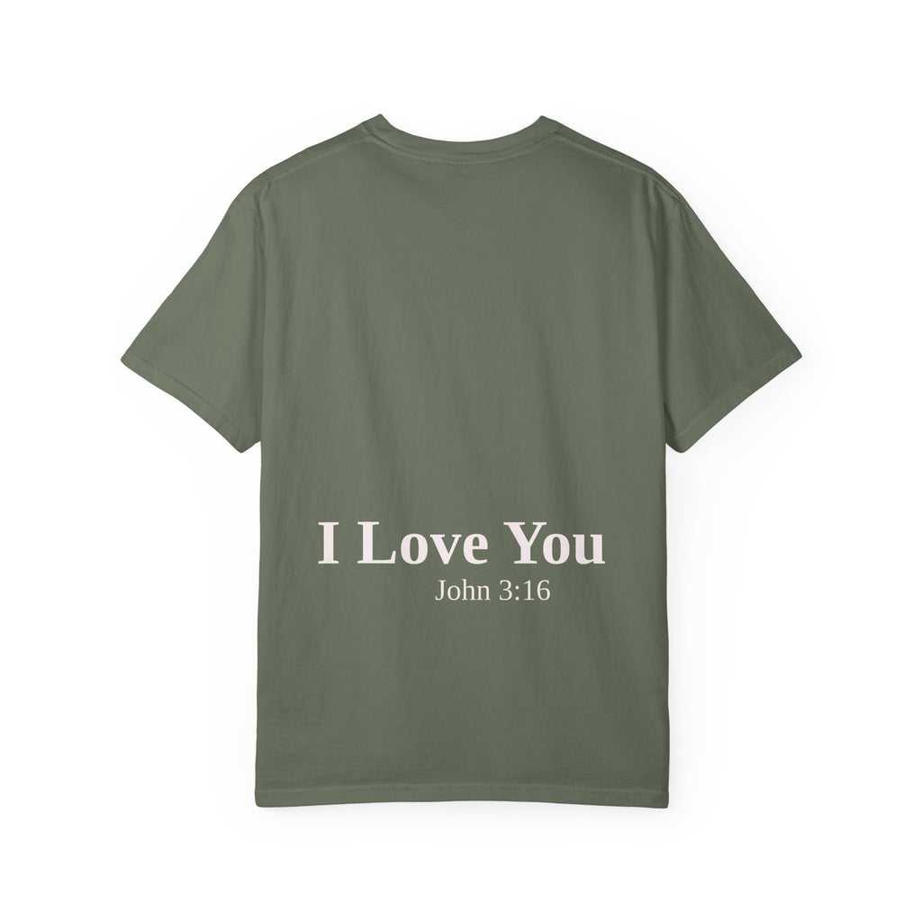 I Love You Mouse Version 2 Unisex T-shirt, Apparel, Clothing, Cute Mouse Tee, Christian Gift, Casual Top