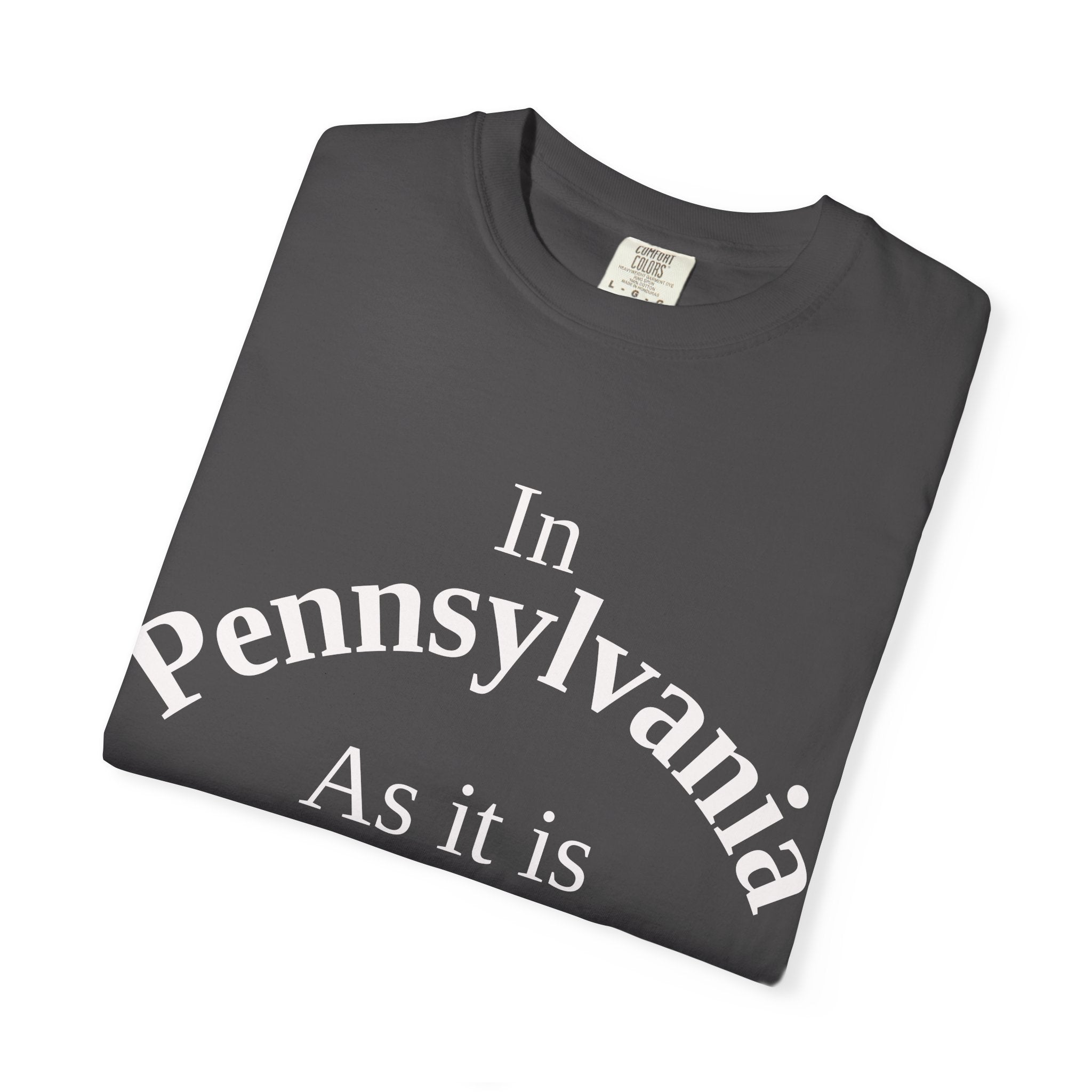 Pennsylvania Unisex T-Shirt, Matthew 6:10 Faith Apparel, Everyday Inspiration Tee, Home State Love Christian Clothing