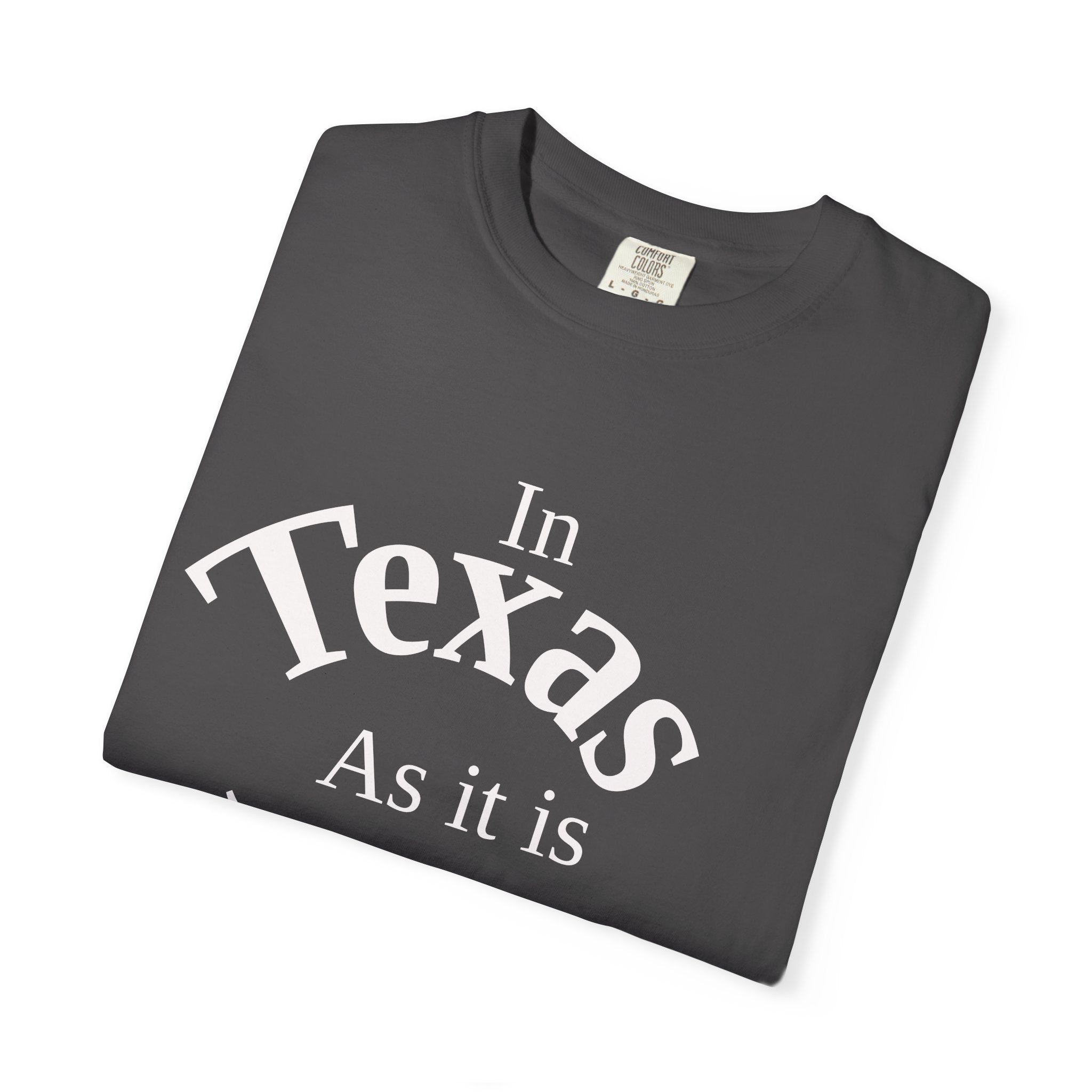 Texas Unisex T-Shirt, Matthew 6:10 Faith Apparel, Everyday Inspiration Tee, Hometown Love Christian Clothing