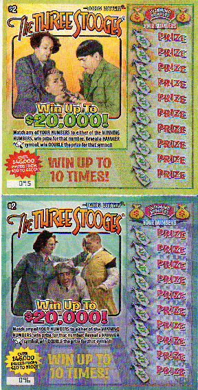The Three Stooges (6 Ticket Set) #1417
