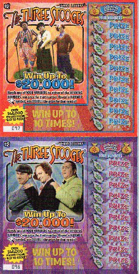 The Three Stooges (6 Ticket Set) #1417